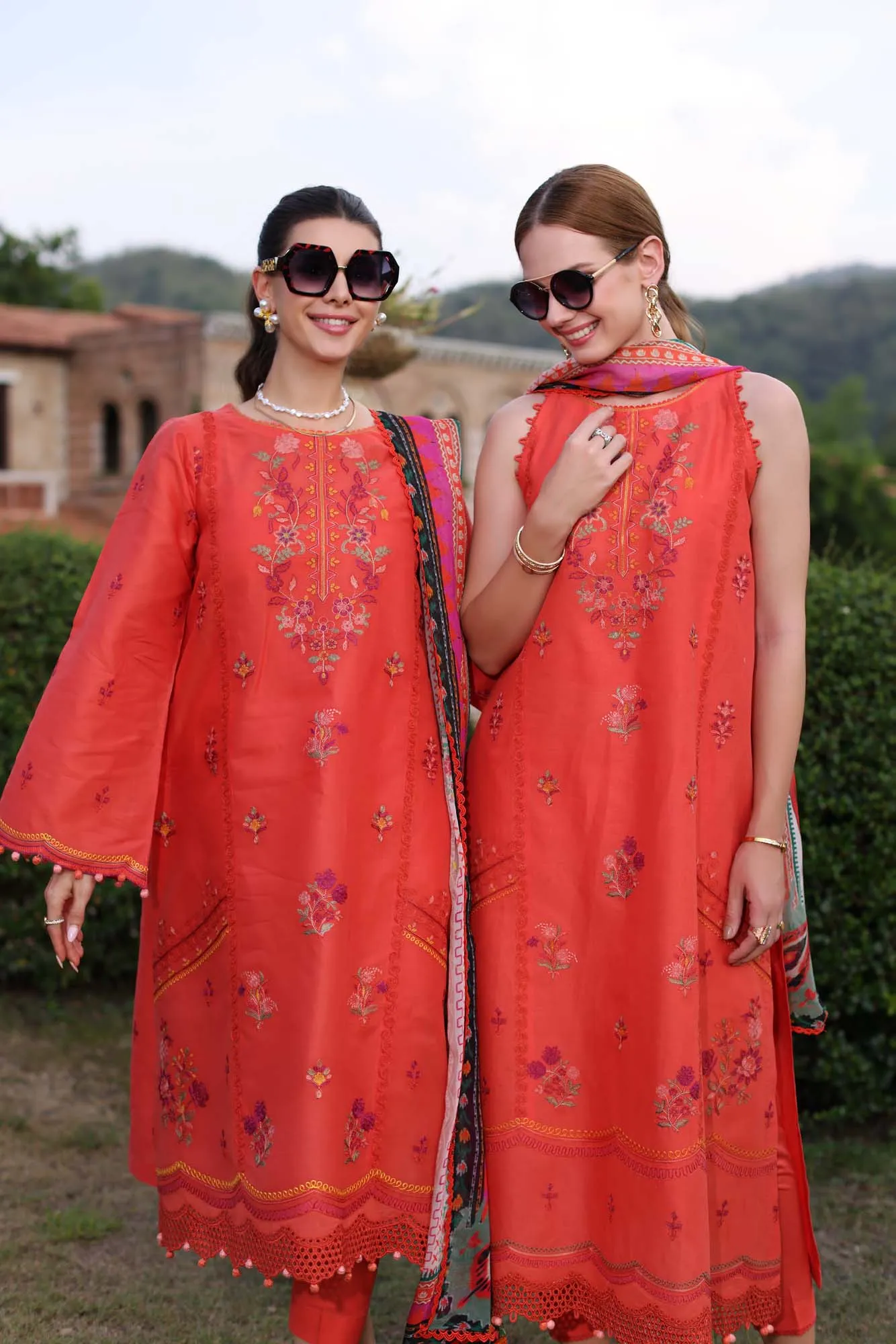 Saadia Asad Noor Eid Luxe Printkari Lawn – D3