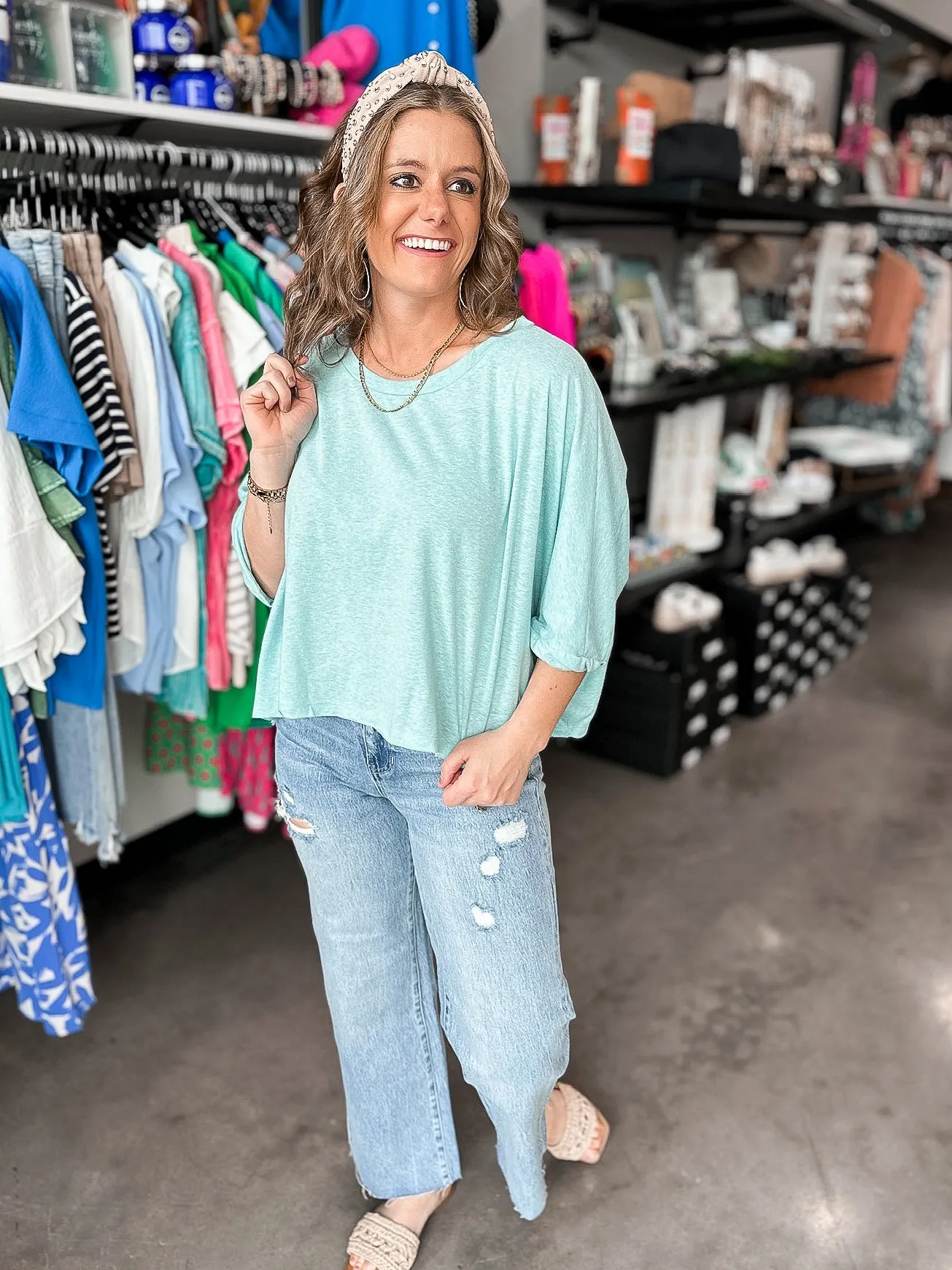 Sam Oversized Burnout Tee