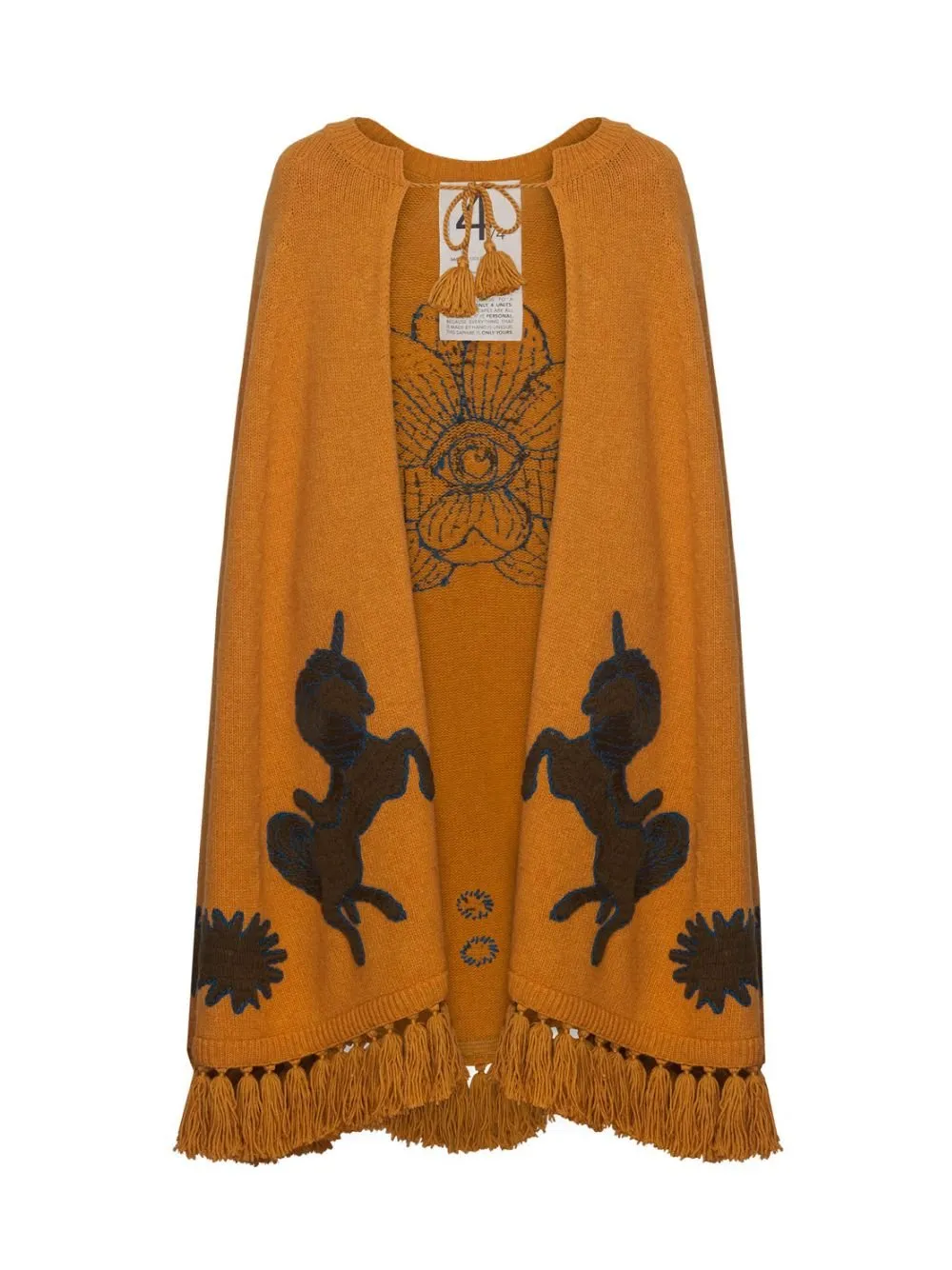 Saphire Embroidered Cape