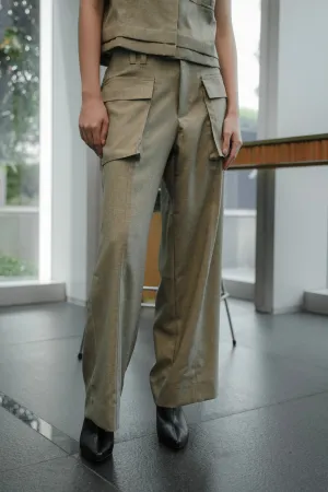 SATOO PANTS IN EUCALYPTUS