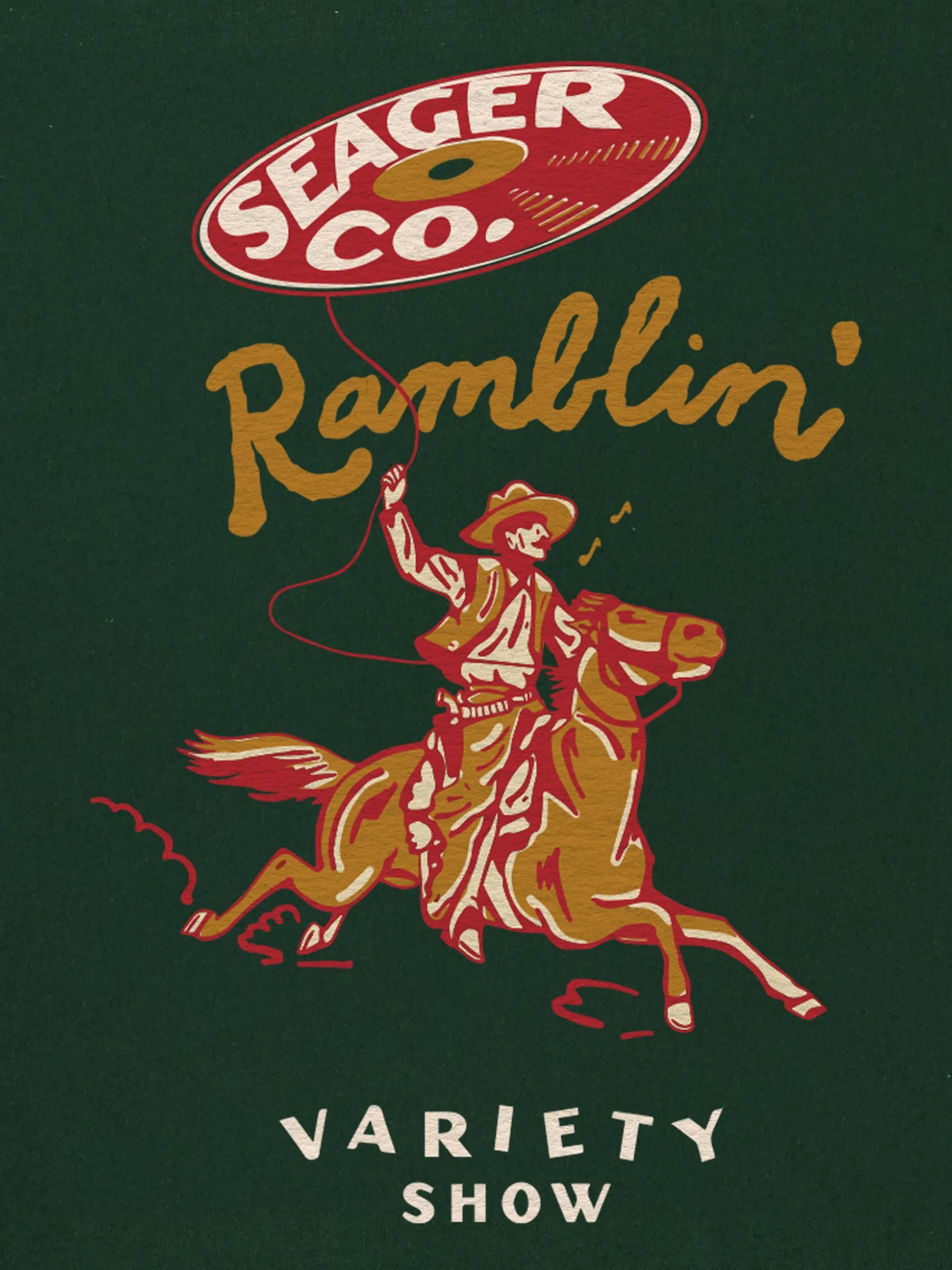 Seager Ramblin’ Variety Show Tee - Green