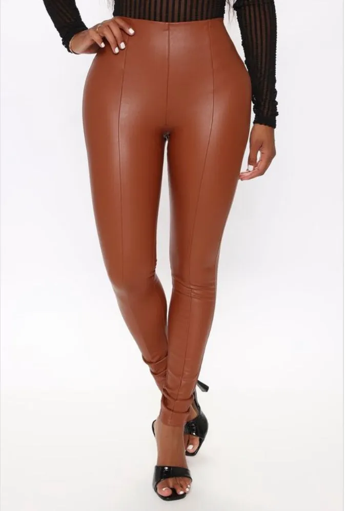 Seams Easy Leather Leggings