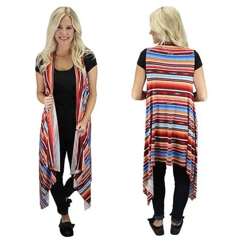 Serape Stripe Vest