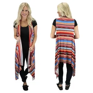 Serape Stripe Vest