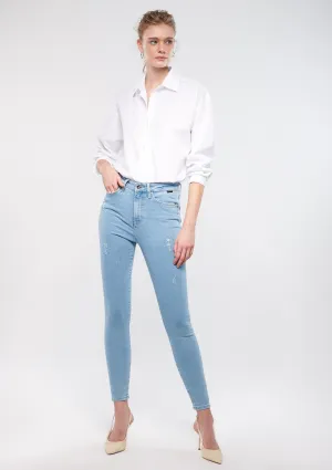 Serenay Light Gold Shape Jean Pants