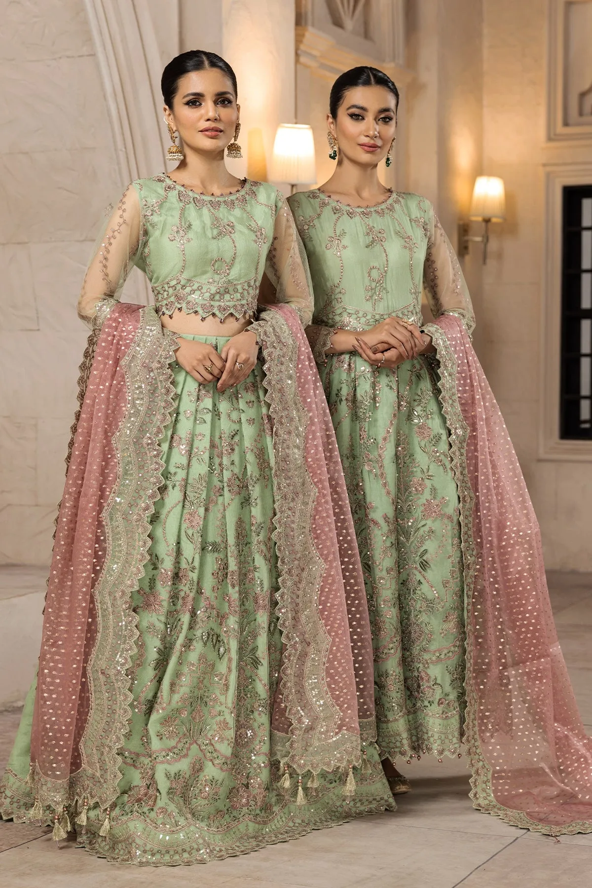 Serin  | Alizeh Fashion Muhtesem Festive Collection 2022 | Unstitched Embroidered Chiffon Suits