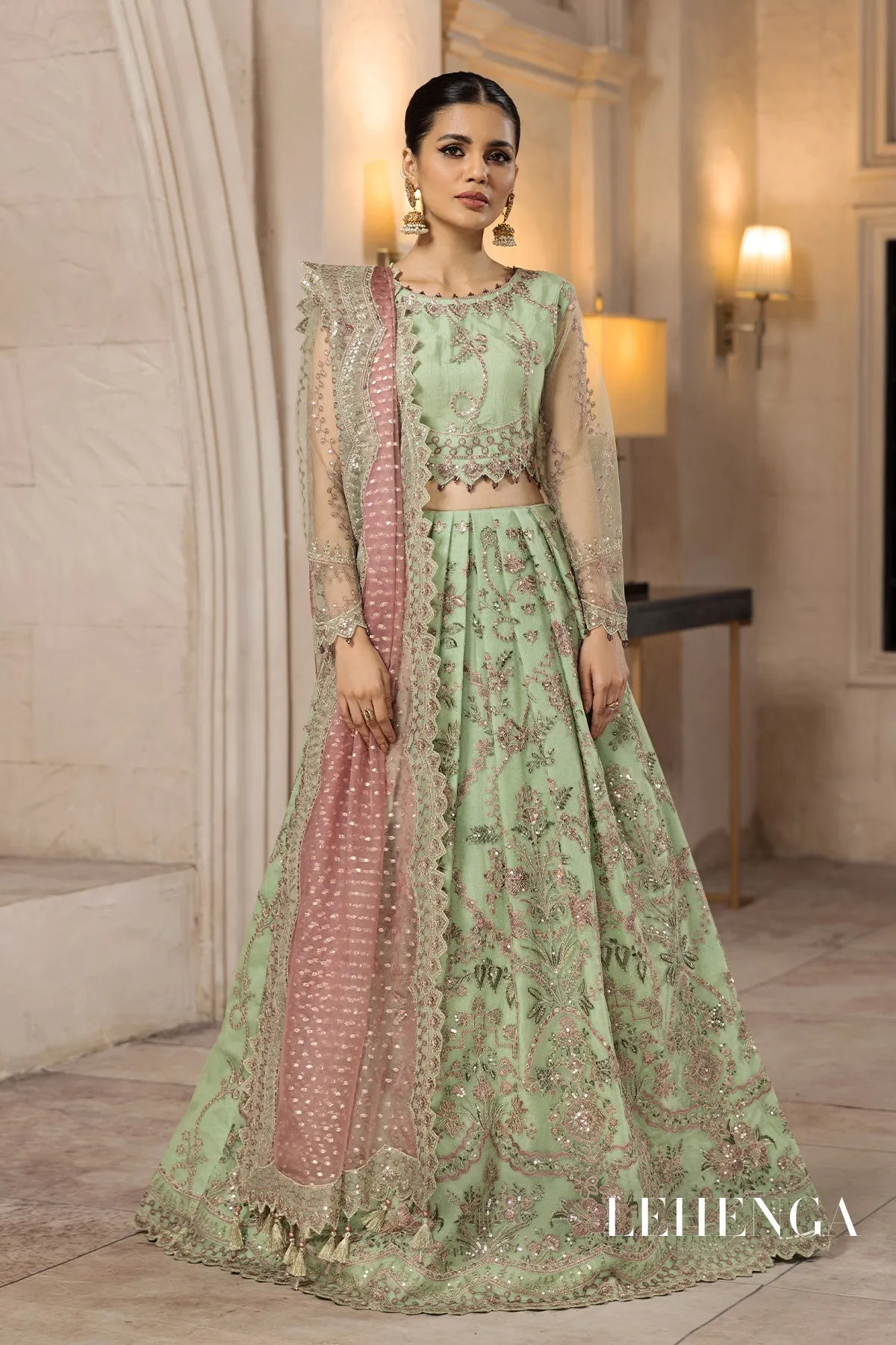 Serin  | Alizeh Fashion Muhtesem Festive Collection 2022 | Unstitched Embroidered Chiffon Suits