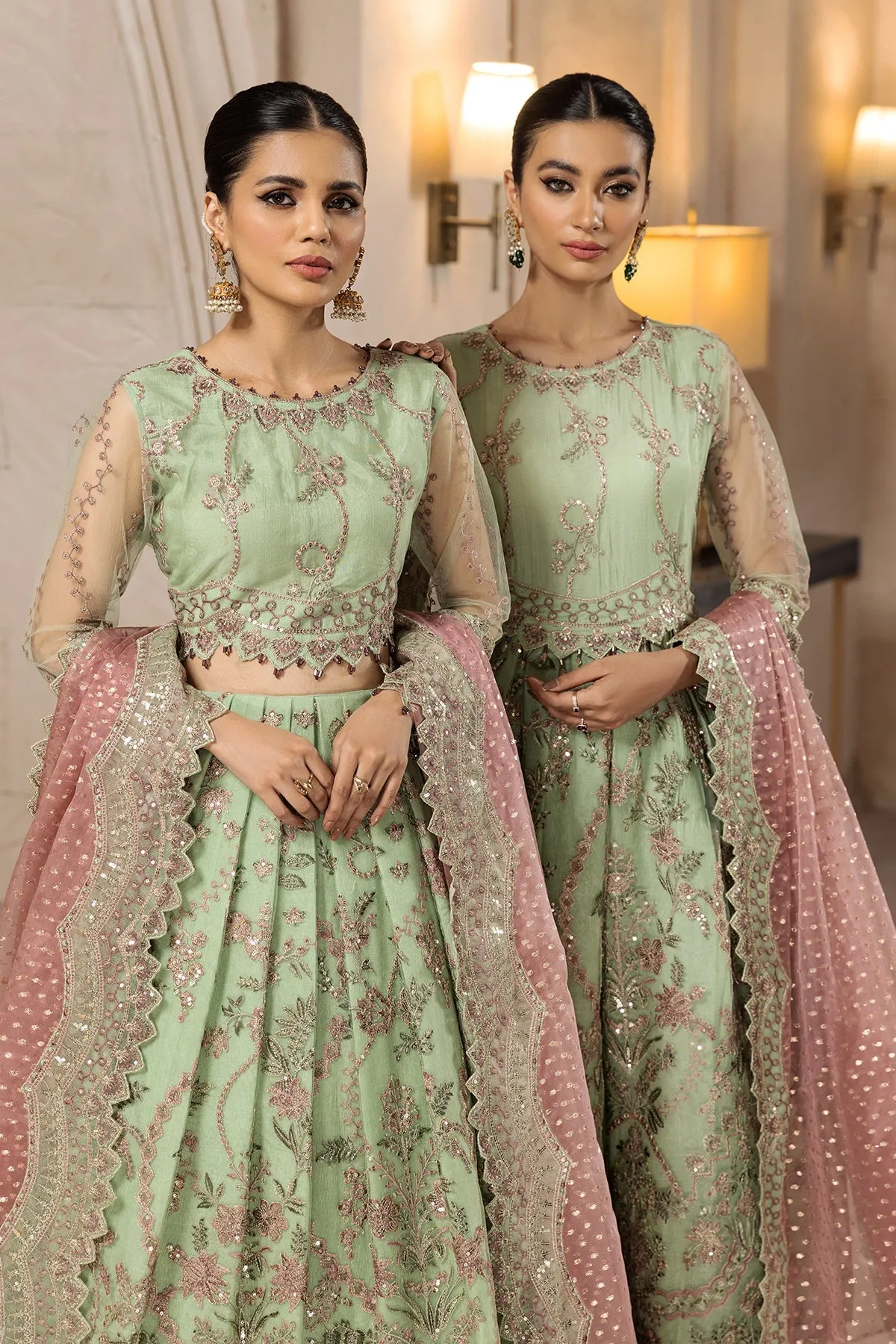 Serin  | Alizeh Fashion Muhtesem Festive Collection 2022 | Unstitched Embroidered Chiffon Suits