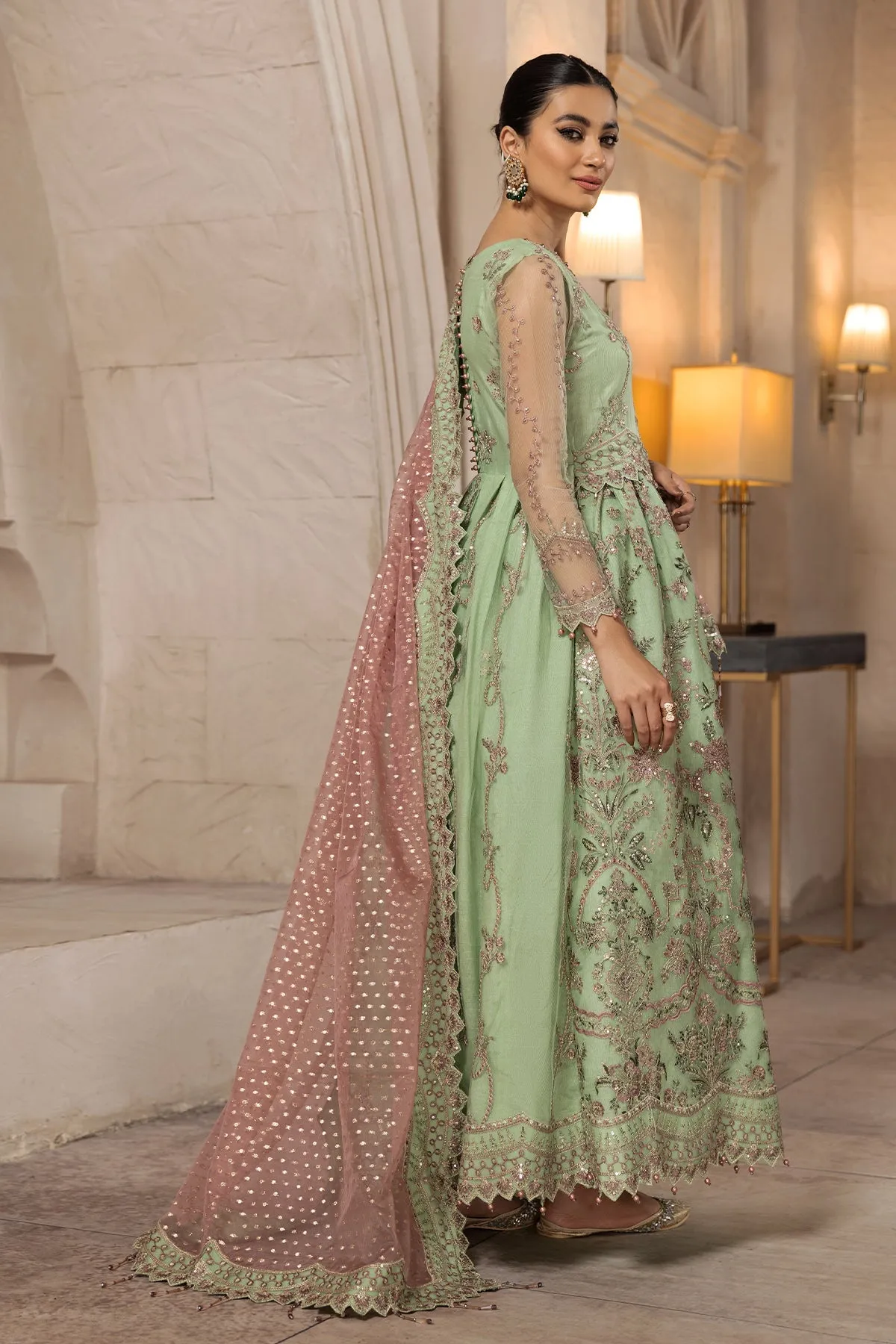 Serin  | Alizeh Fashion Muhtesem Festive Collection 2022 | Unstitched Embroidered Chiffon Suits