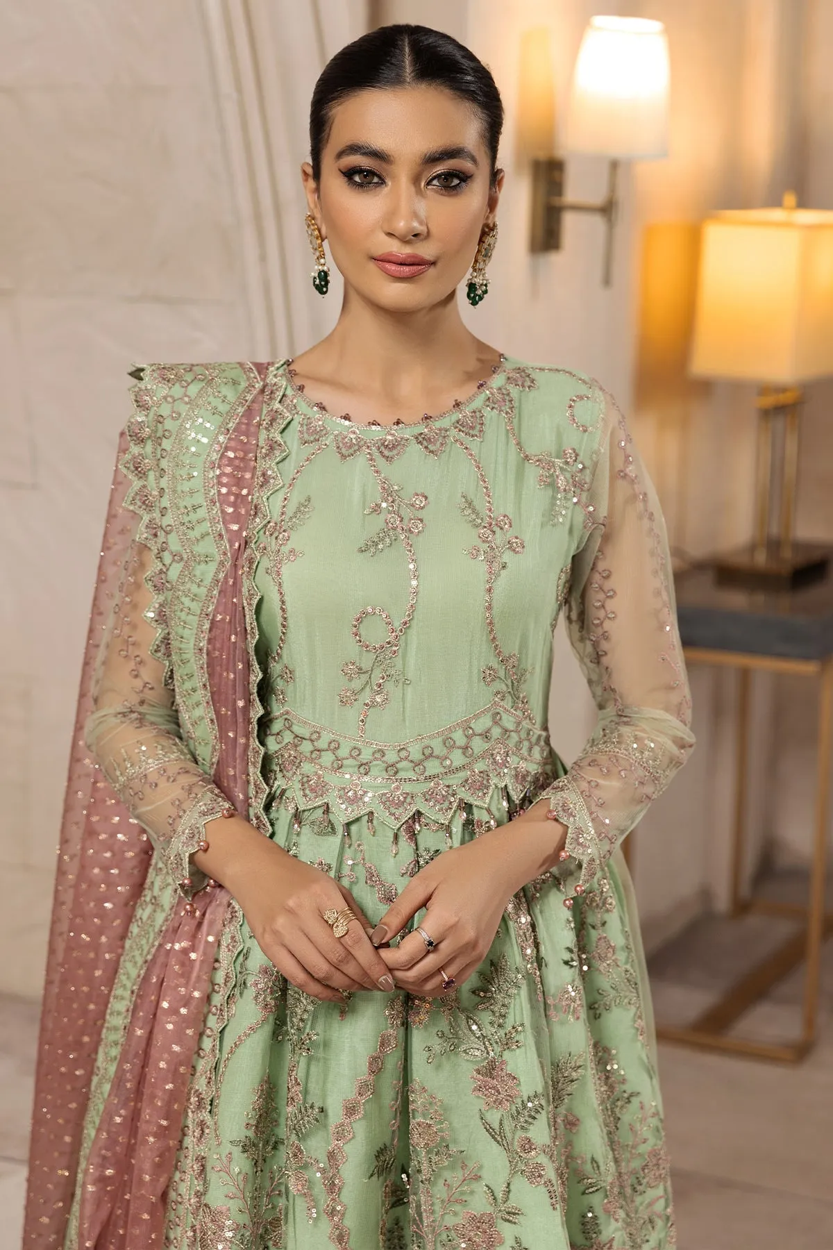 Serin  | Alizeh Fashion Muhtesem Festive Collection 2022 | Unstitched Embroidered Chiffon Suits