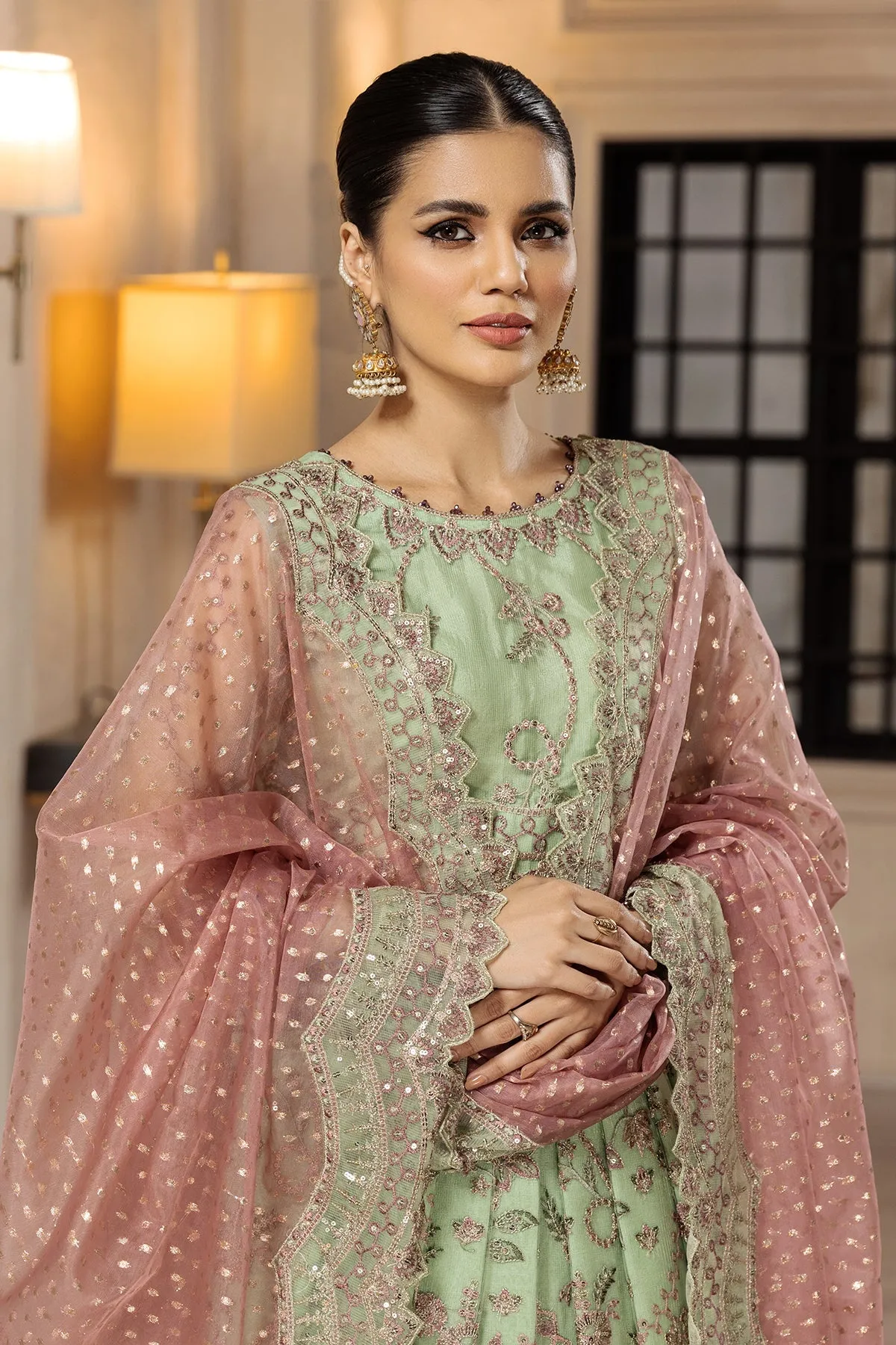 Serin  | Alizeh Fashion Muhtesem Festive Collection 2022 | Unstitched Embroidered Chiffon Suits