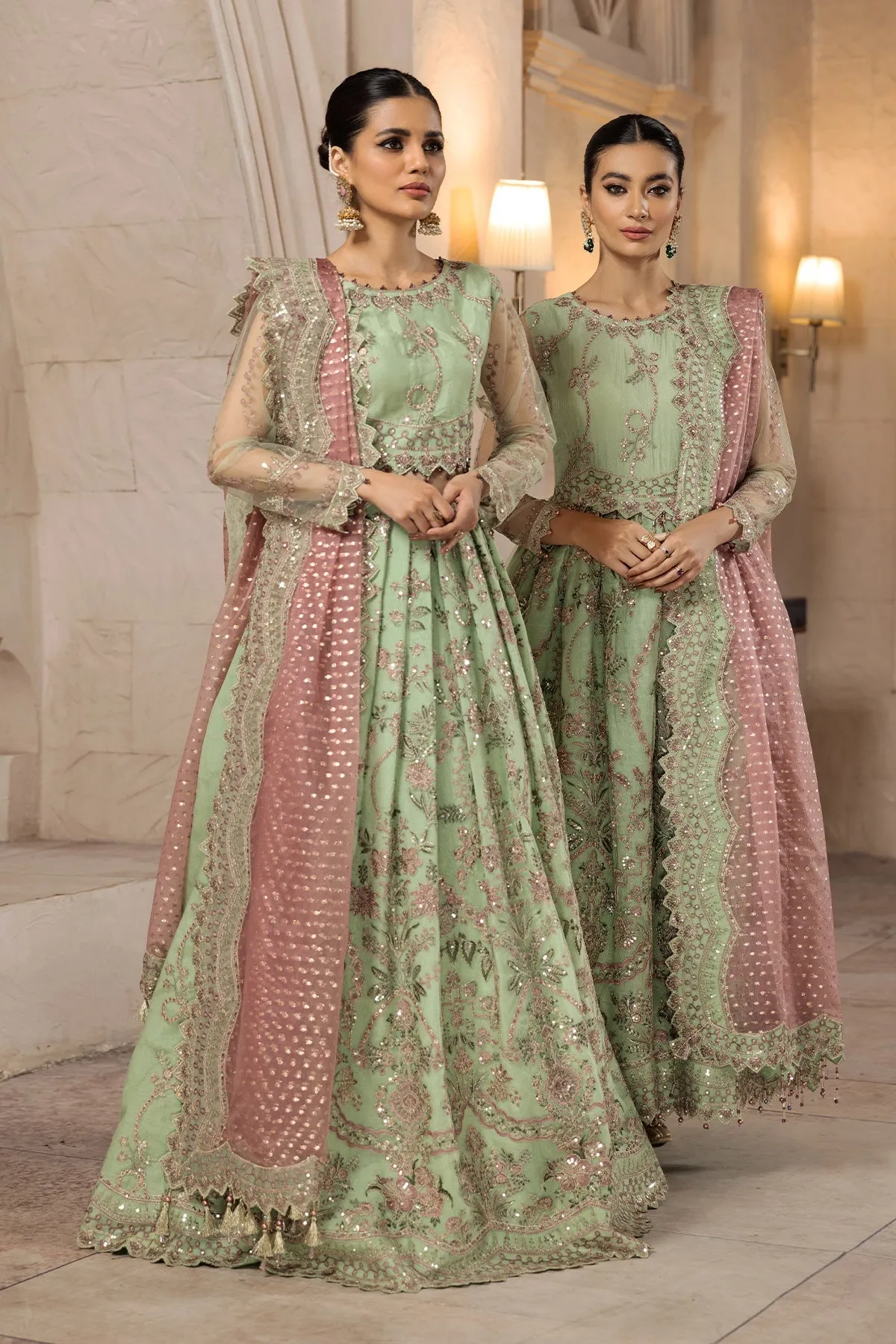 Serin  | Alizeh Fashion Muhtesem Festive Collection 2022 | Unstitched Embroidered Chiffon Suits