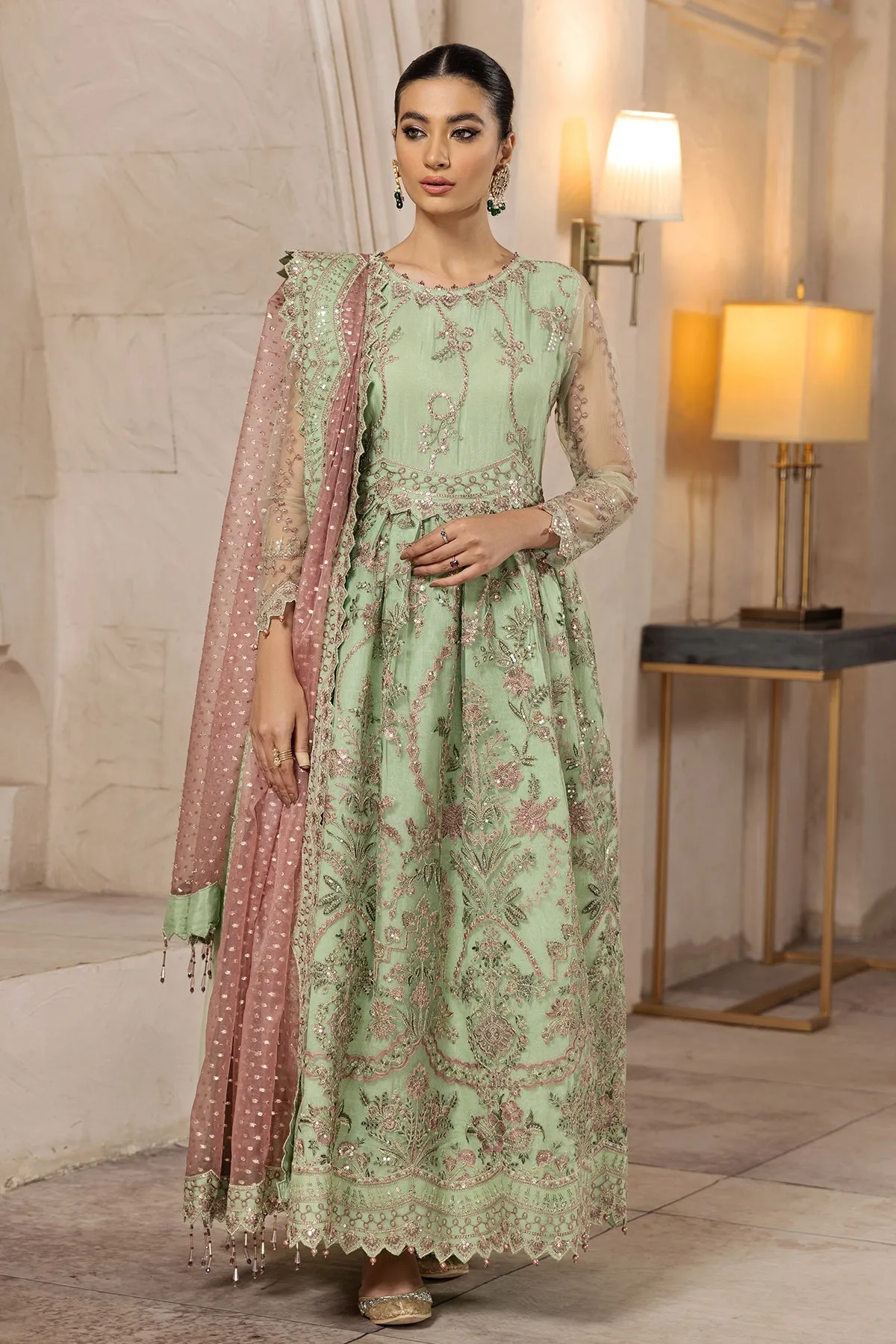 Serin  | Alizeh Fashion Muhtesem Festive Collection 2022 | Unstitched Embroidered Chiffon Suits