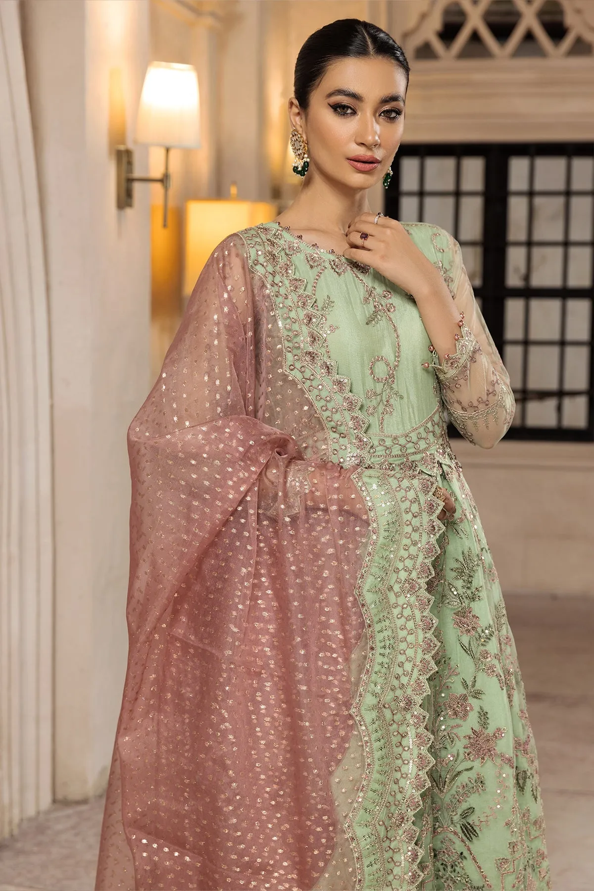 Serin  | Alizeh Fashion Muhtesem Festive Collection 2022 | Unstitched Embroidered Chiffon Suits