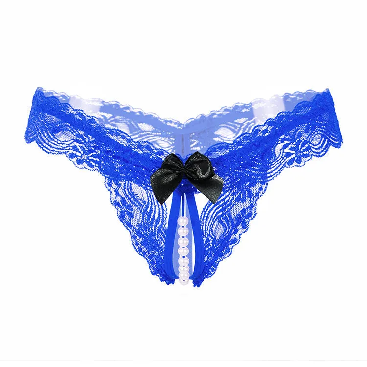 Sexy Pearl Thong High Elastic