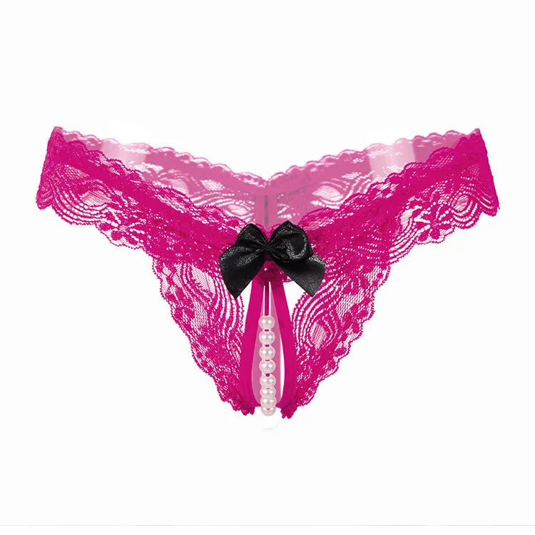 Sexy Pearl Thong High Elastic
