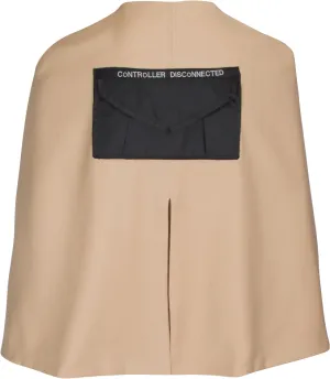 Shahini Fakhourie Therese Cape Outerwear In Tan