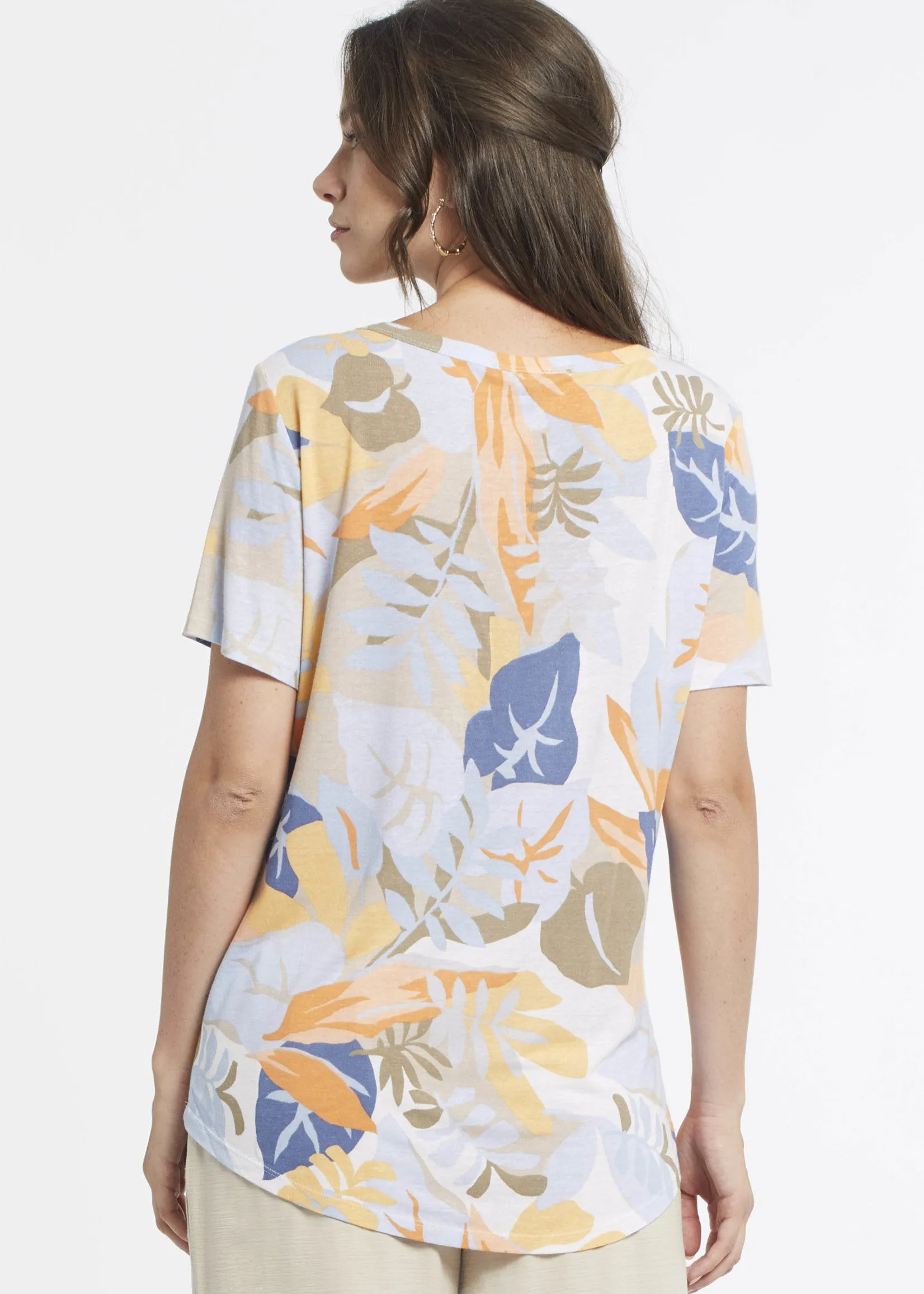 Short Sleeve Henley Top