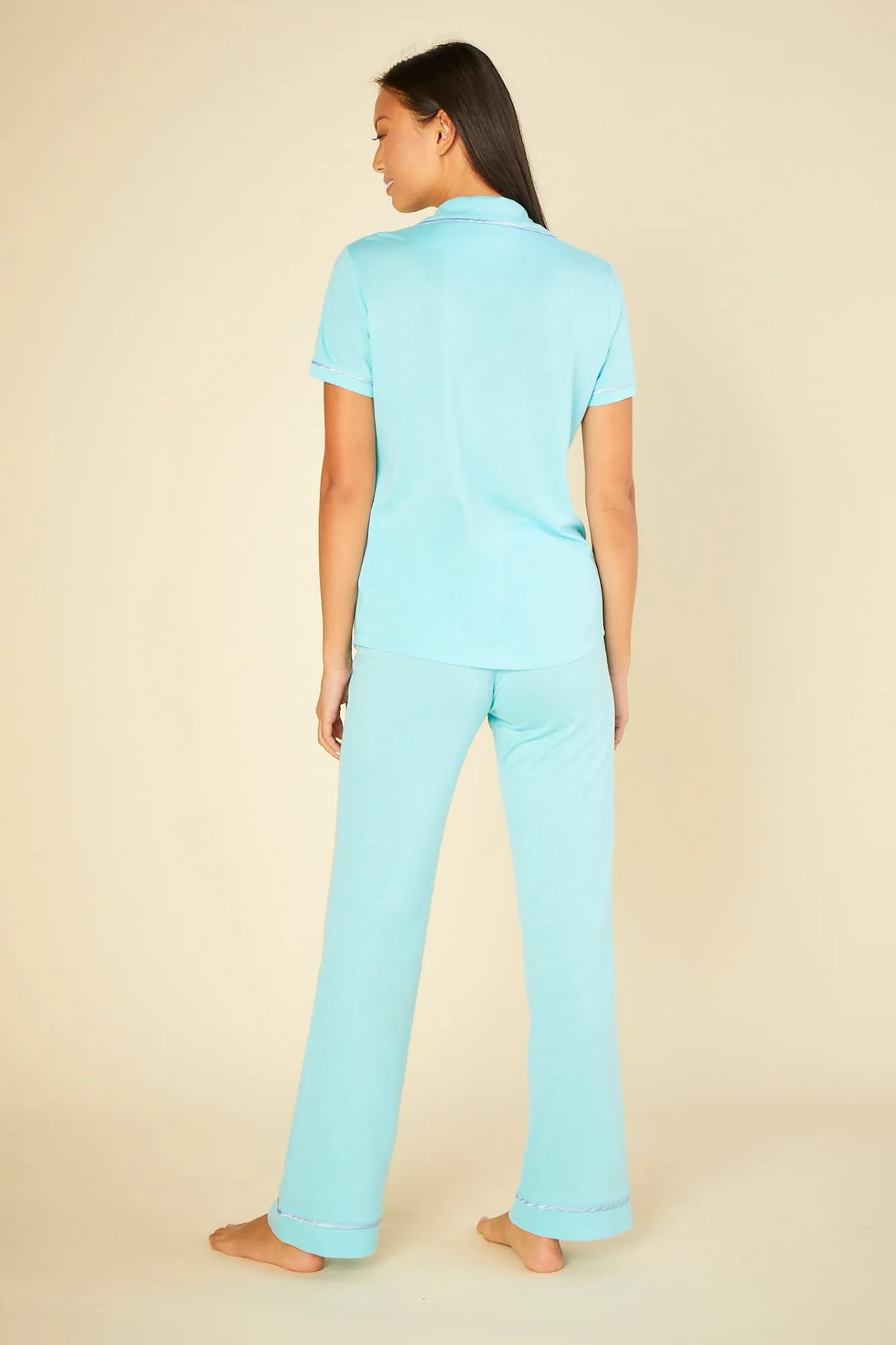 Short Sleeve Top & Pant Pajama Set