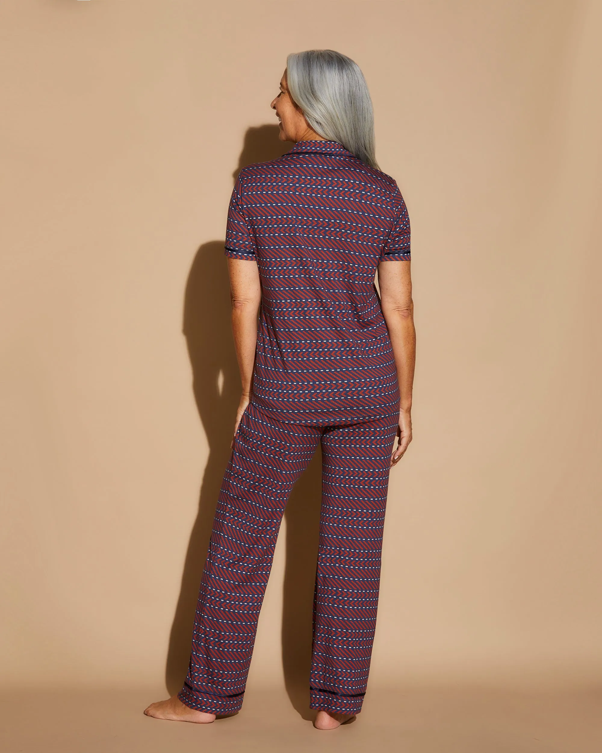 Short Sleeve Top & Pant Pajama Set