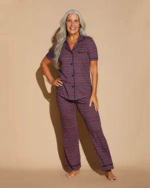 Short Sleeve Top & Pant Pajama Set