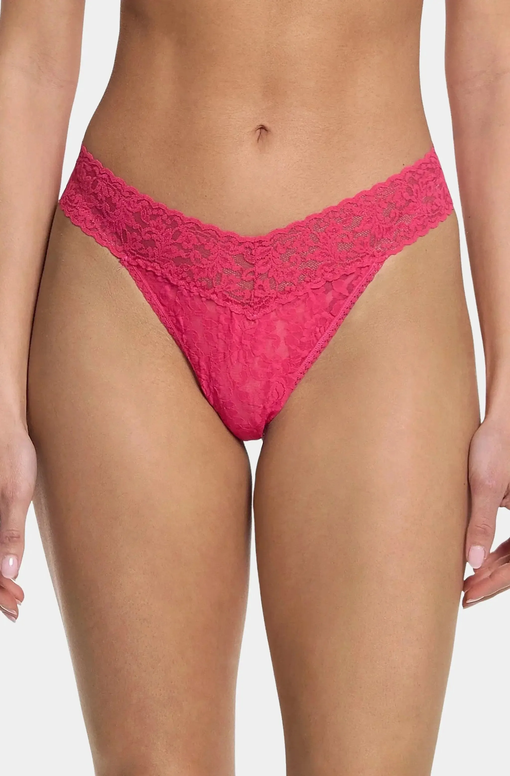 Signature Lace Original Rise Thong