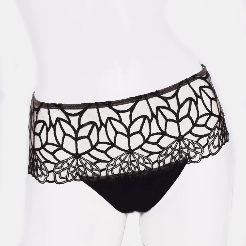 Simone Perele Shorty Panty Size Large Black
