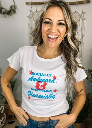 Socially Awkward Baby Tee