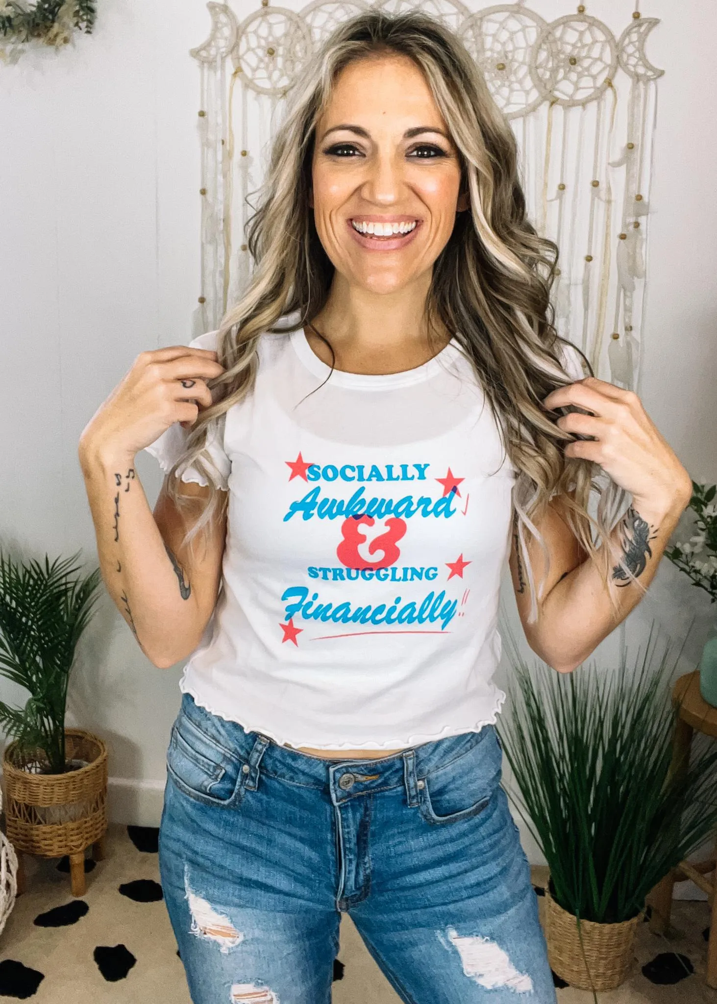 Socially Awkward Baby Tee