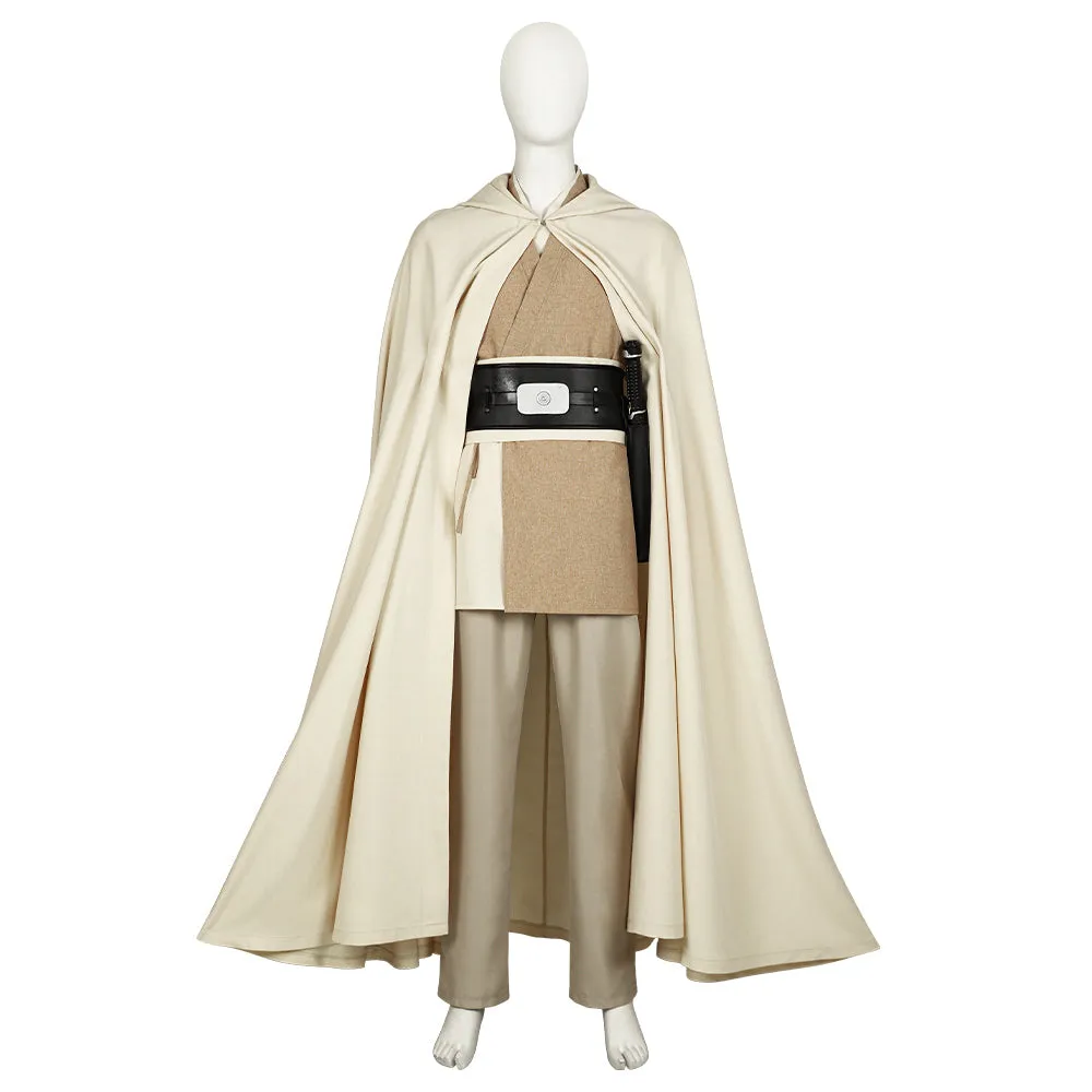 Sol Movie Character White Suit With Cape Men Cosplay Costume Outfits Halloween Carnival Suit