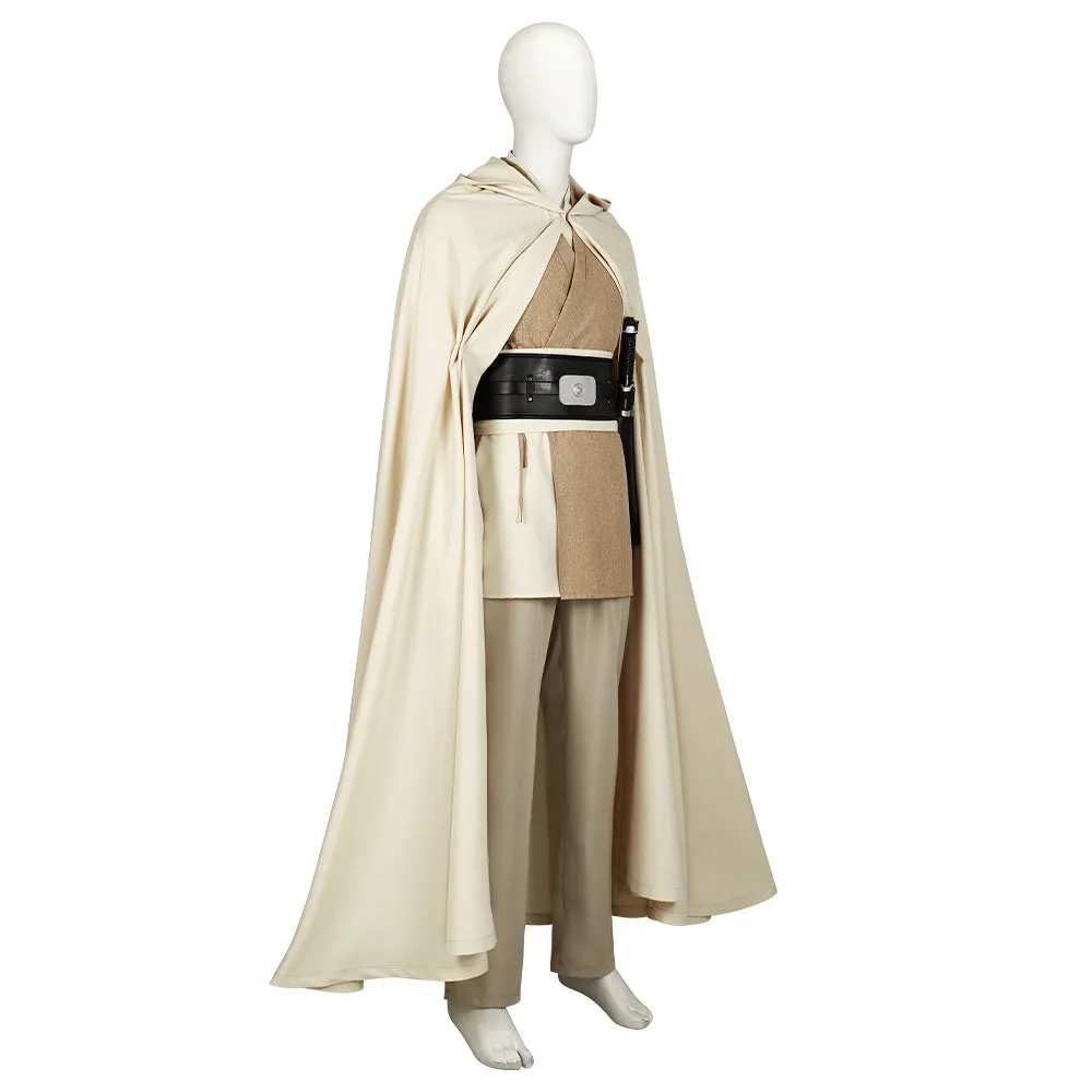 Sol Movie Character White Suit With Cape Men Cosplay Costume Outfits Halloween Carnival Suit
