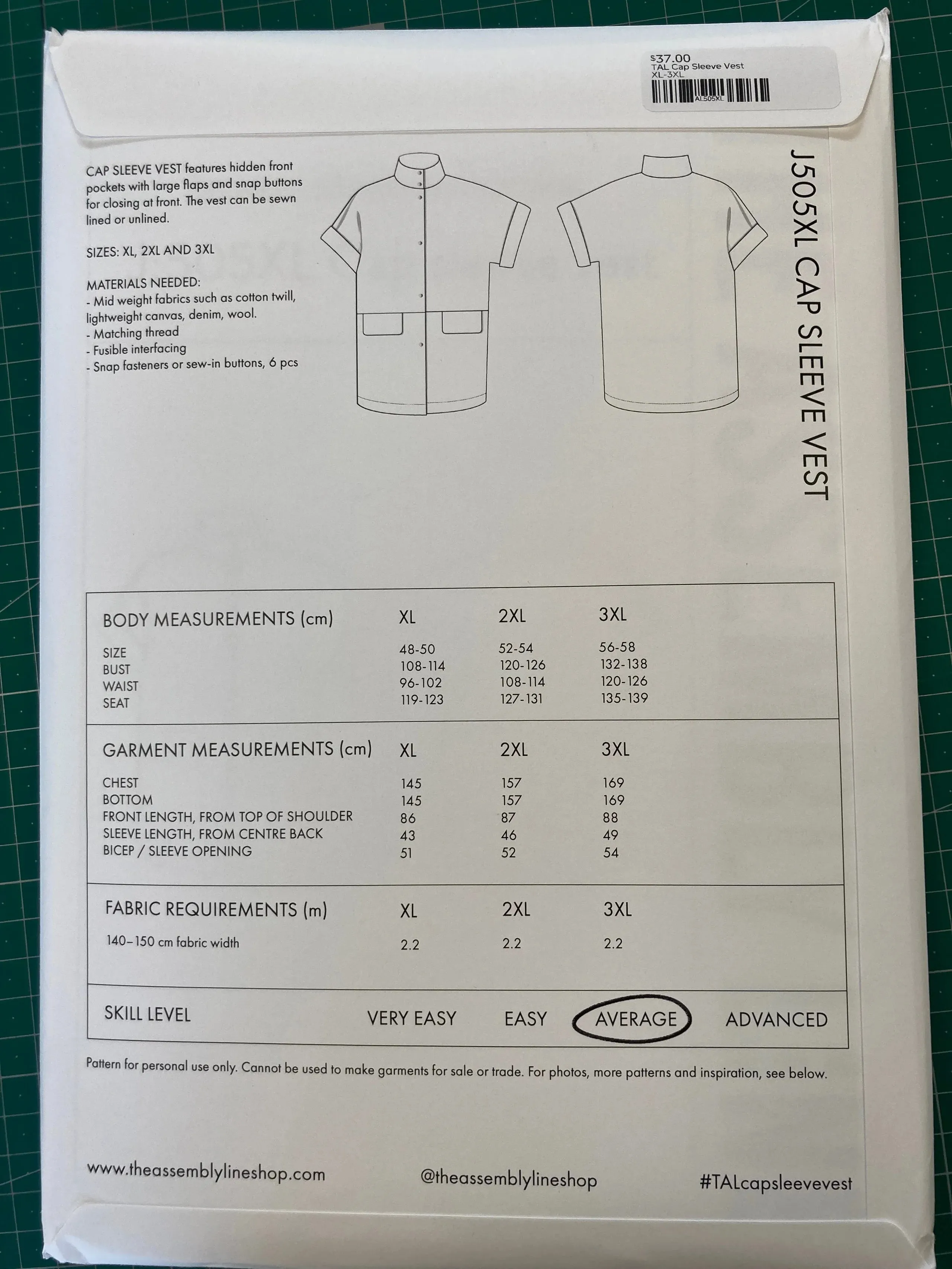 TAL Cap Sleeve Vest
