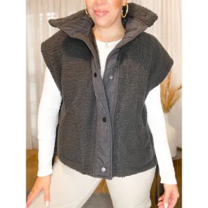 Teddy Utility Vest Jacket