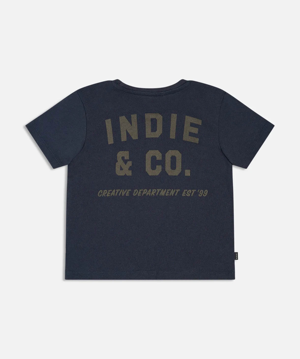 The Camino Tee - Dark Navy/Tan
