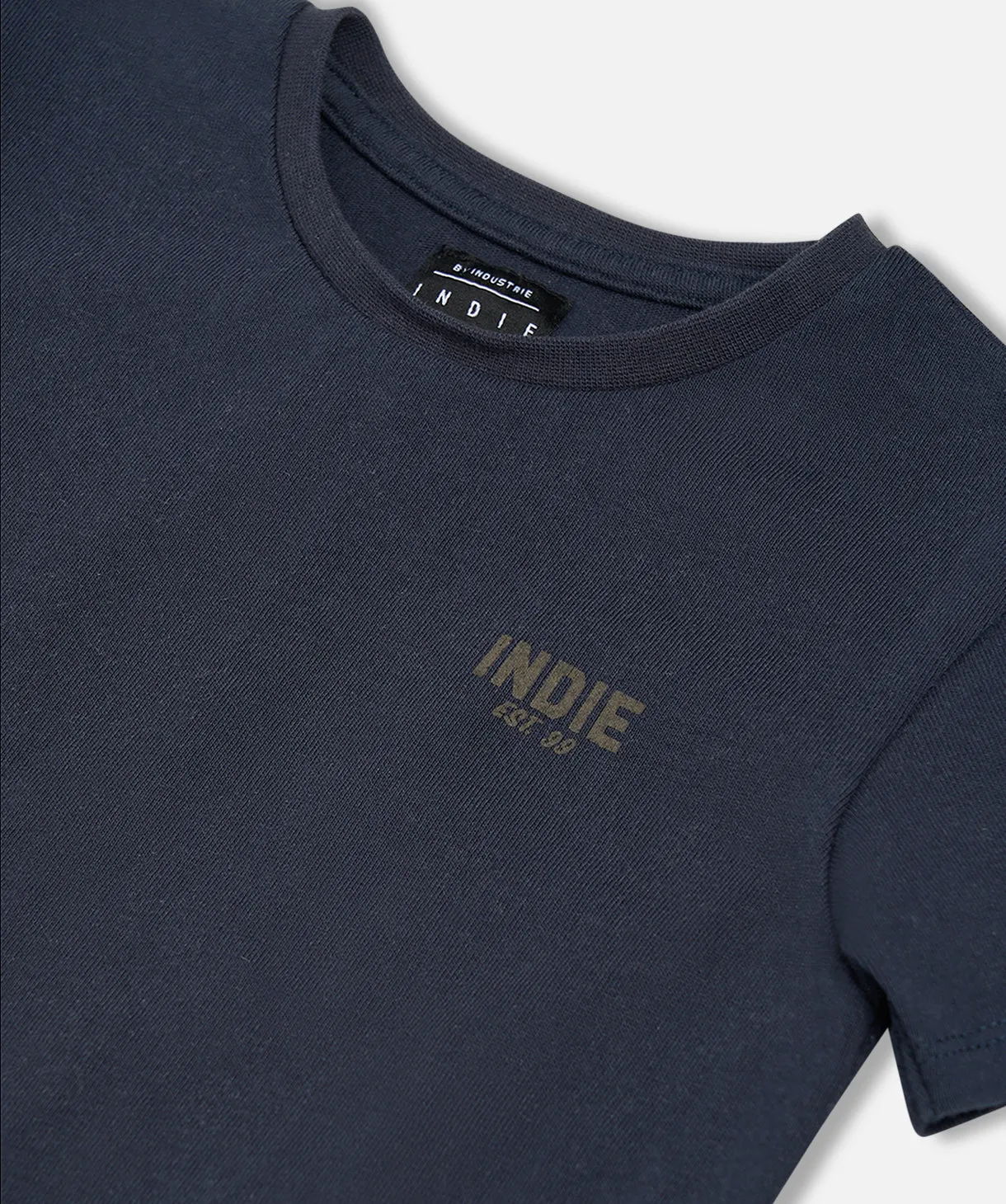 The Camino Tee - Dark Navy/Tan