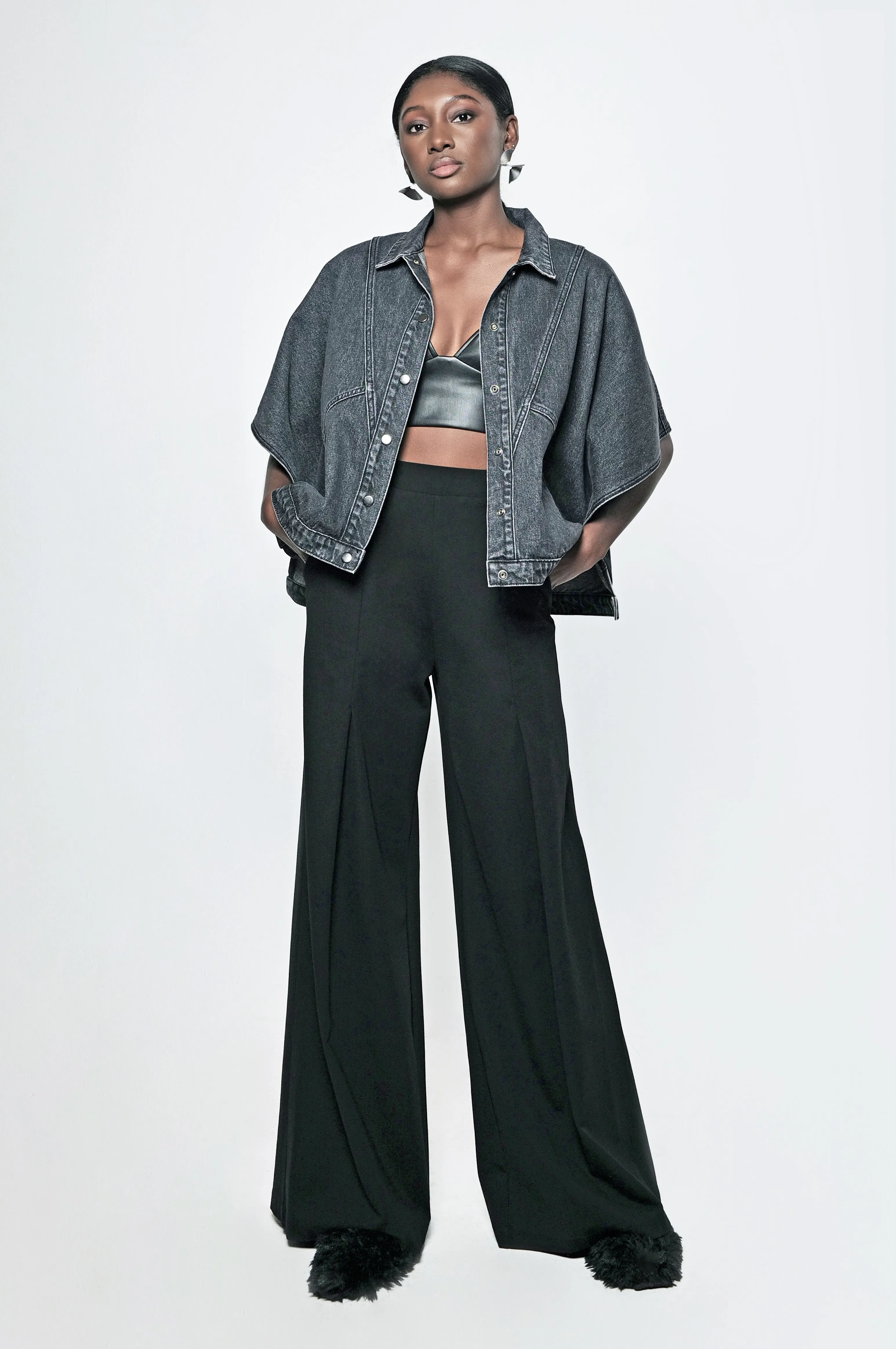The Denim Cape Jacket - WS