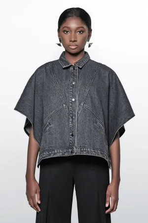 The Denim Cape Jacket - WS