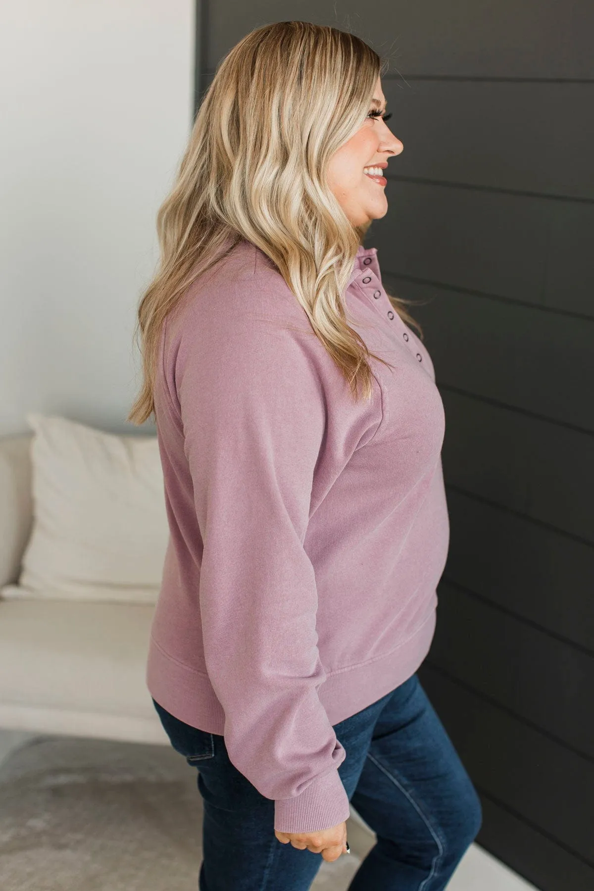 Thread & Supply Enviable Style Pullover- Orchid