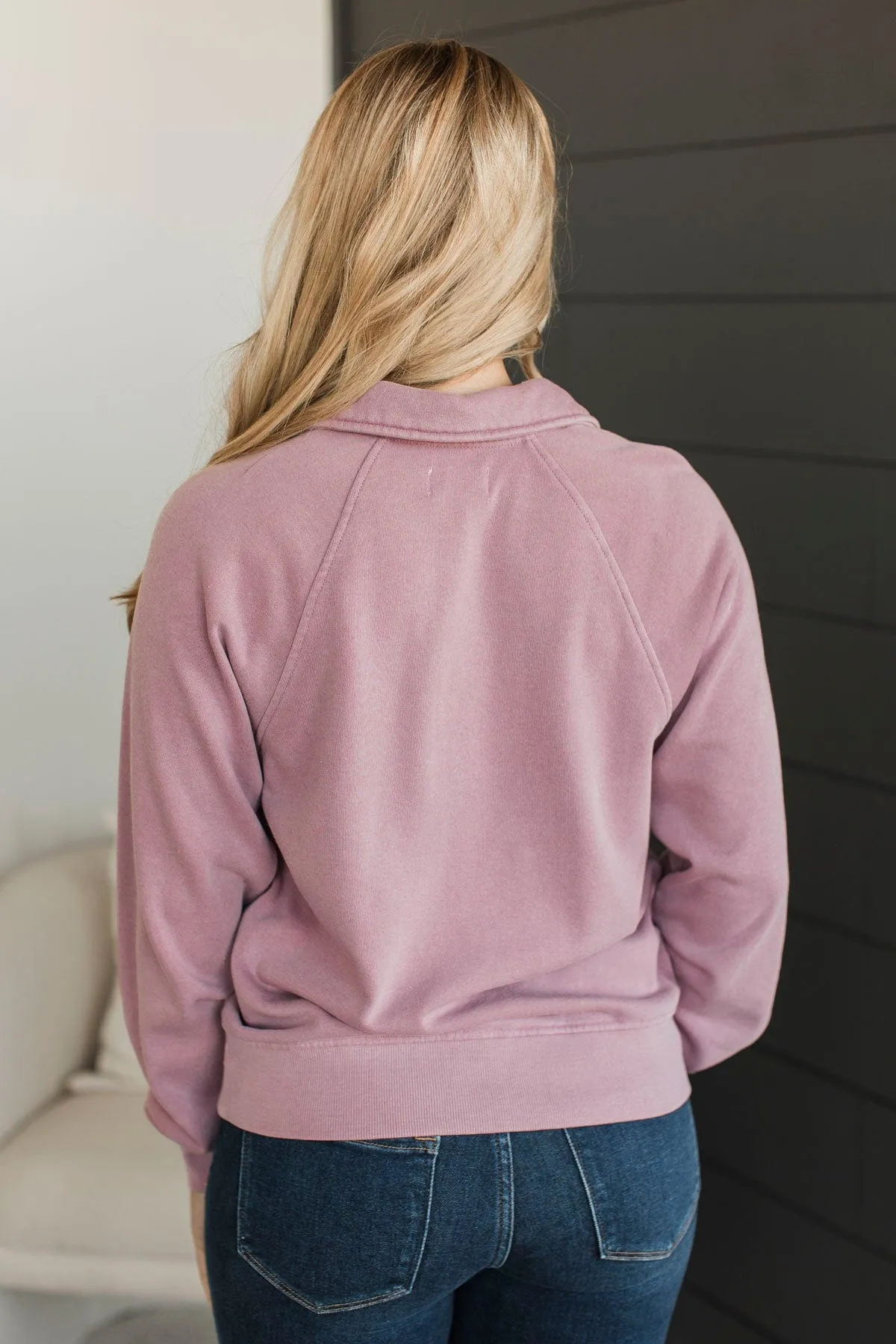 Thread & Supply Enviable Style Pullover- Orchid