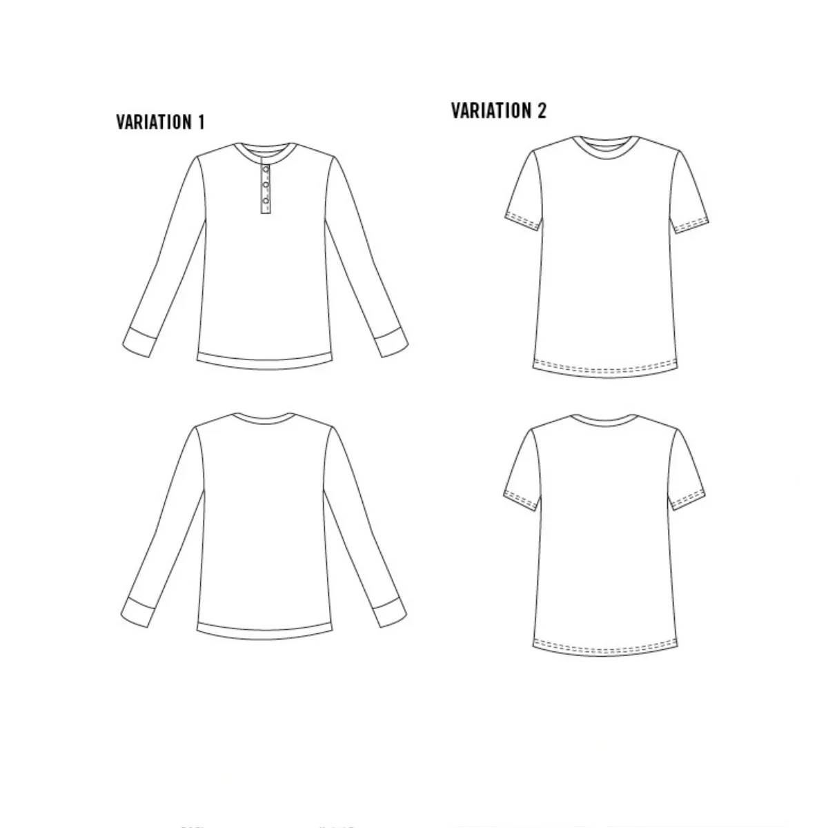 Thread Theory Strathcona Henley Sewing Pattern PDF