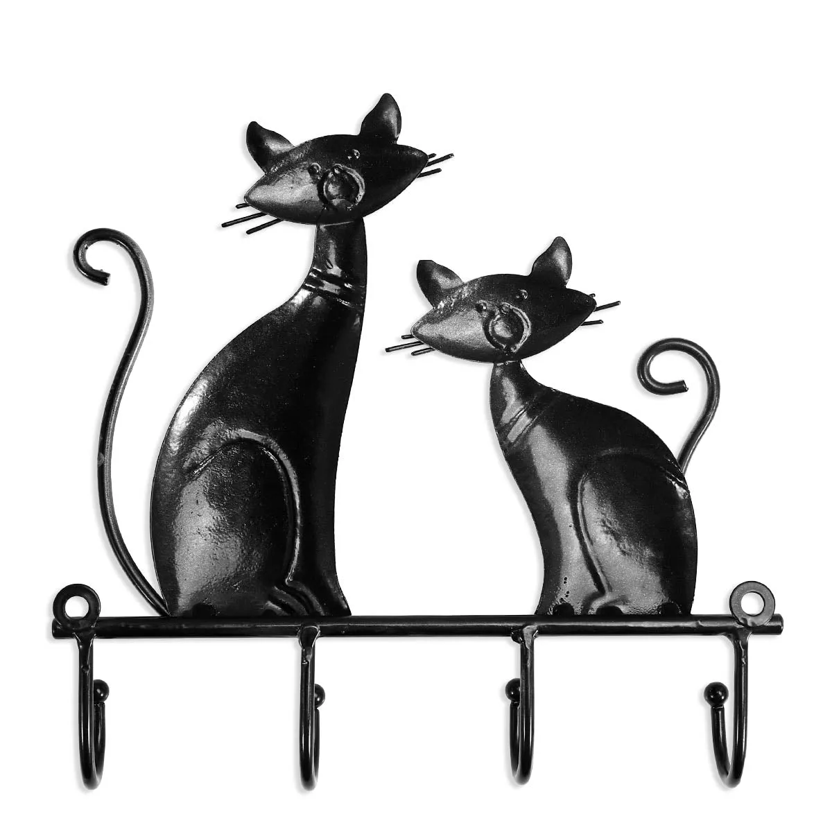 Tooarts Iron Cat Wall Hanger Hook