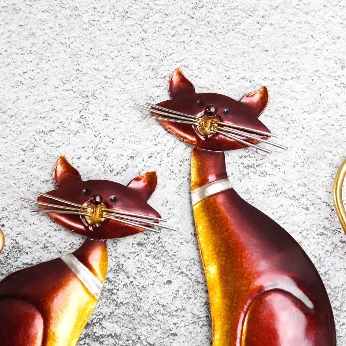 Tooarts Iron Cat Wall Hanger Hook