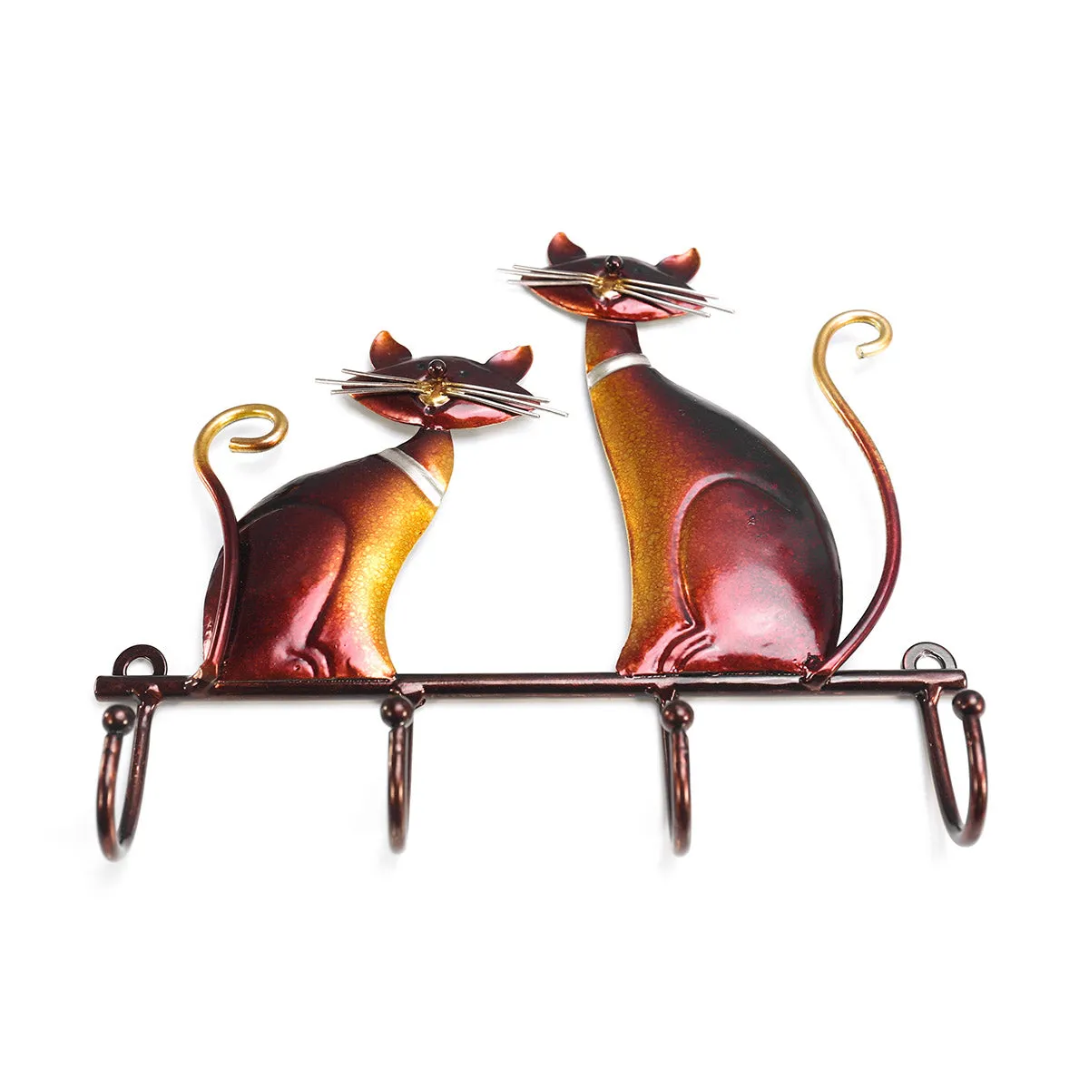 Tooarts Iron Cat Wall Hanger Hook
