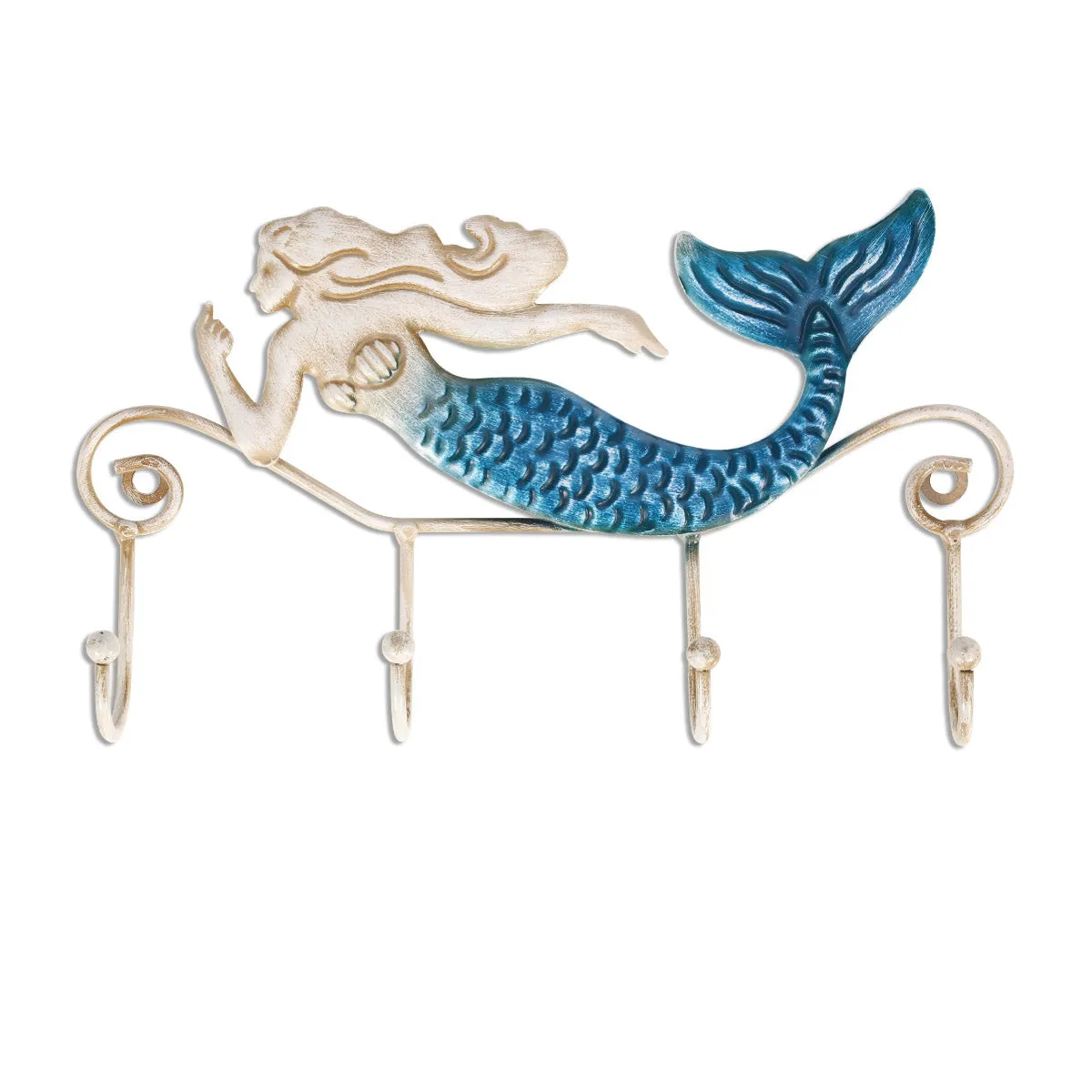 Tooarts Iron Mermaid Wall Hanger