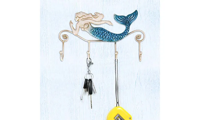 Tooarts Iron Mermaid Wall Hanger