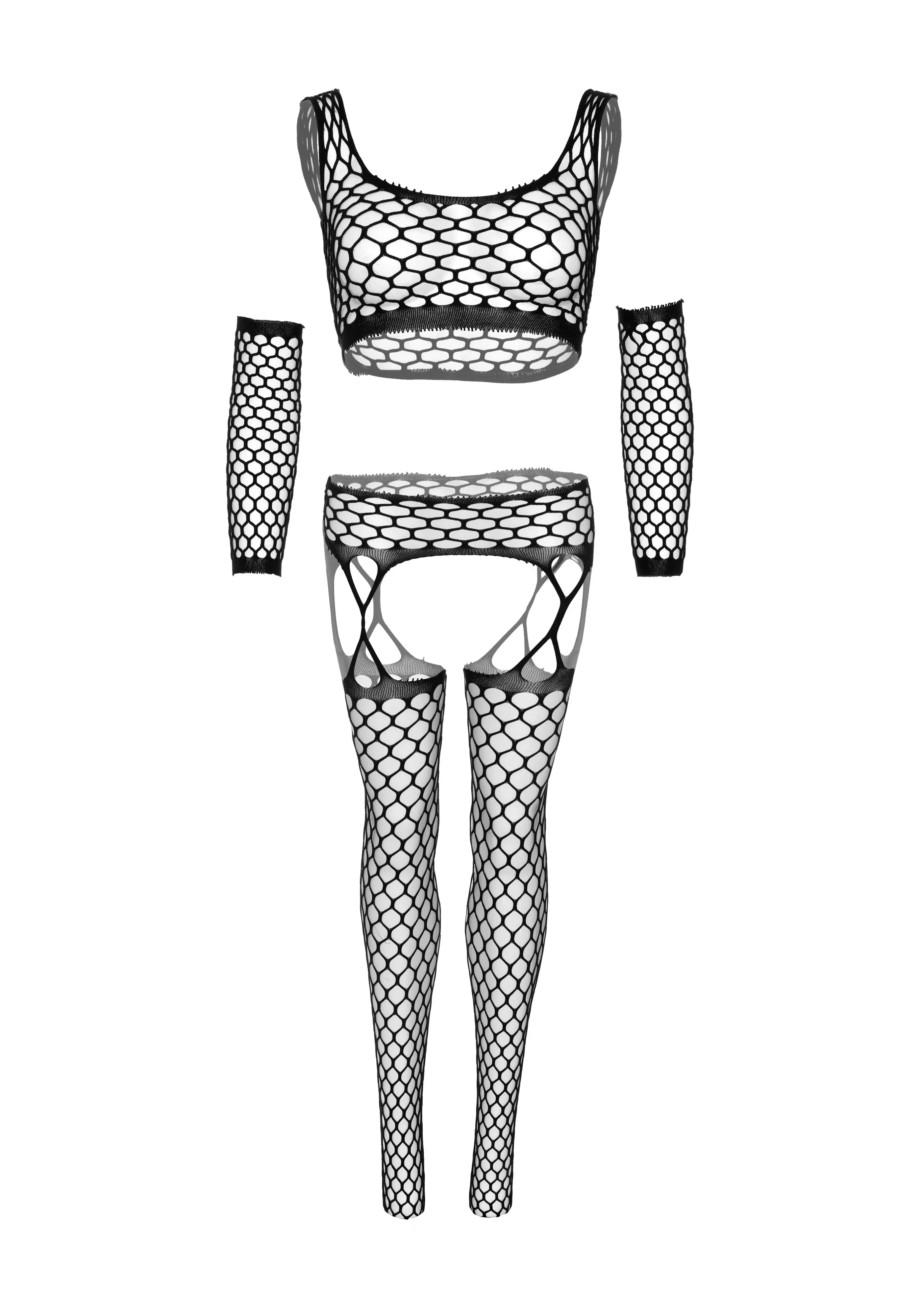 Top and Garter Stockings Set