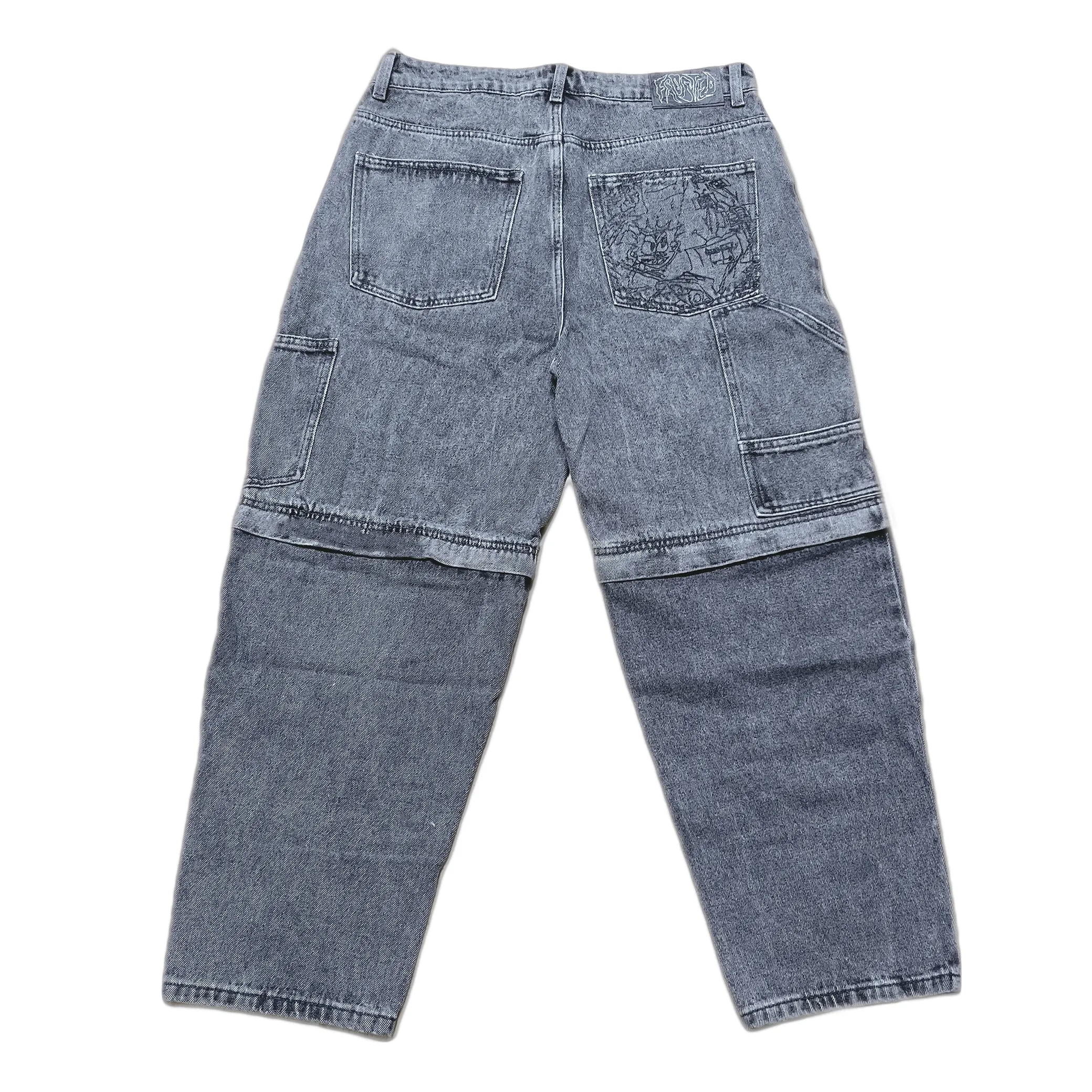 Transformer Jeans/Short Grey