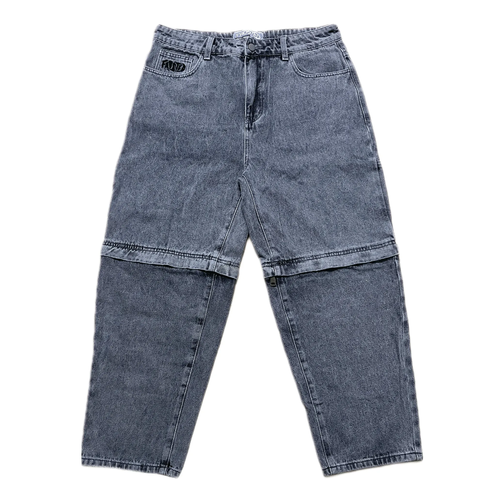 Transformer Jeans/Short Grey