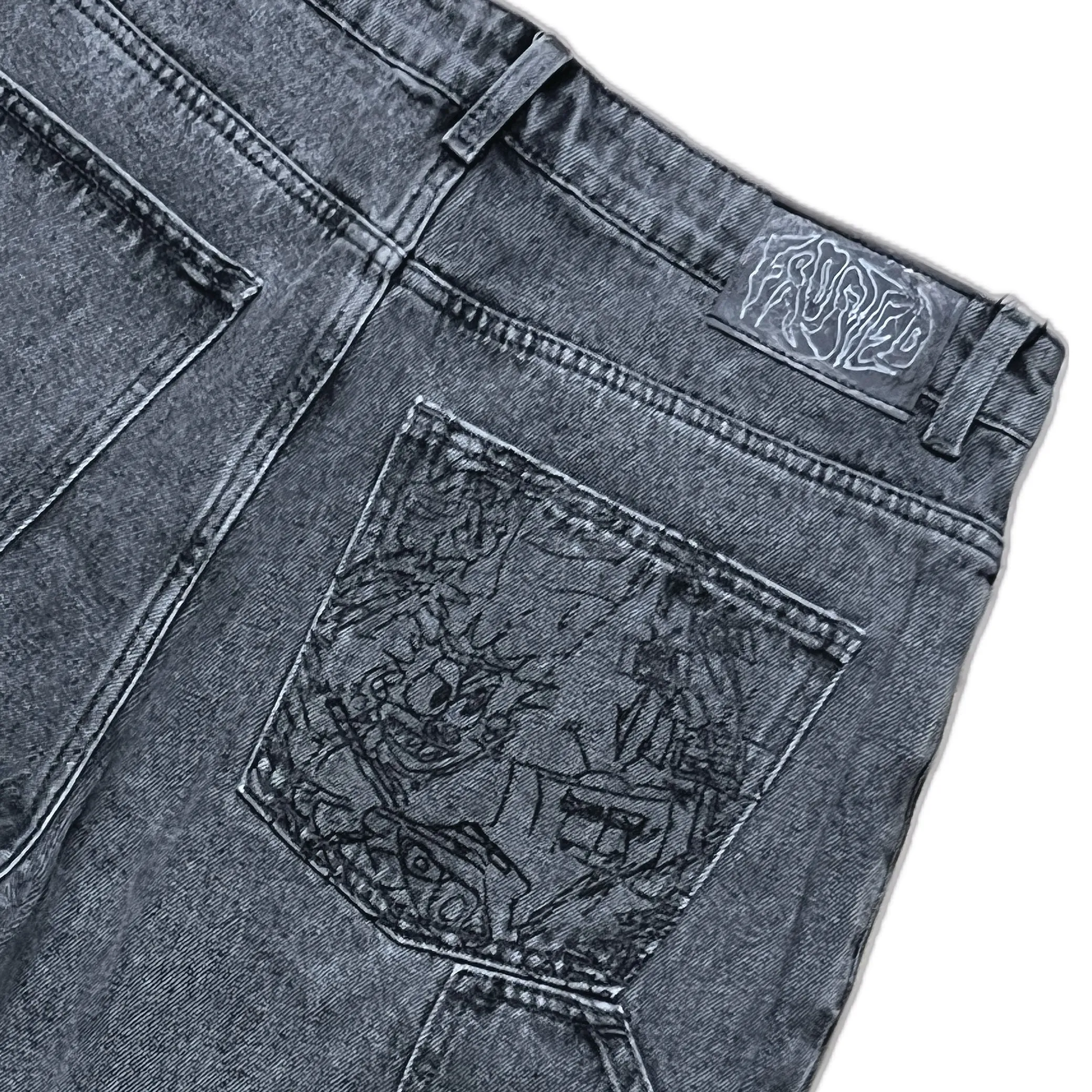 Transformer Jeans/Short Grey