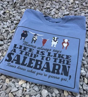 Trip to the Sale Barn Short Slv Comfort Colors Graphic Tee